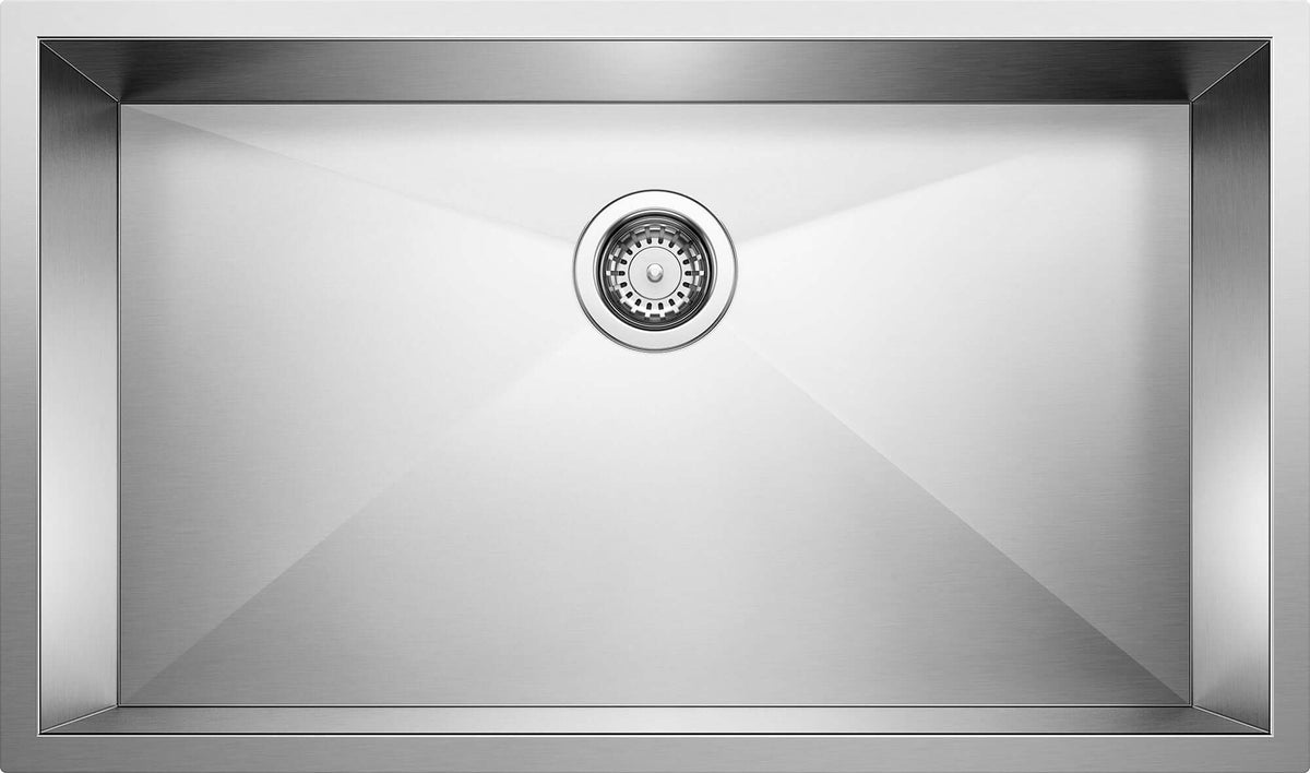 Alternate Image for Blanco Precision 32" Undermount Stainless Steel Kitchen Sink, 18 Gauge, Satin Polish, 515820