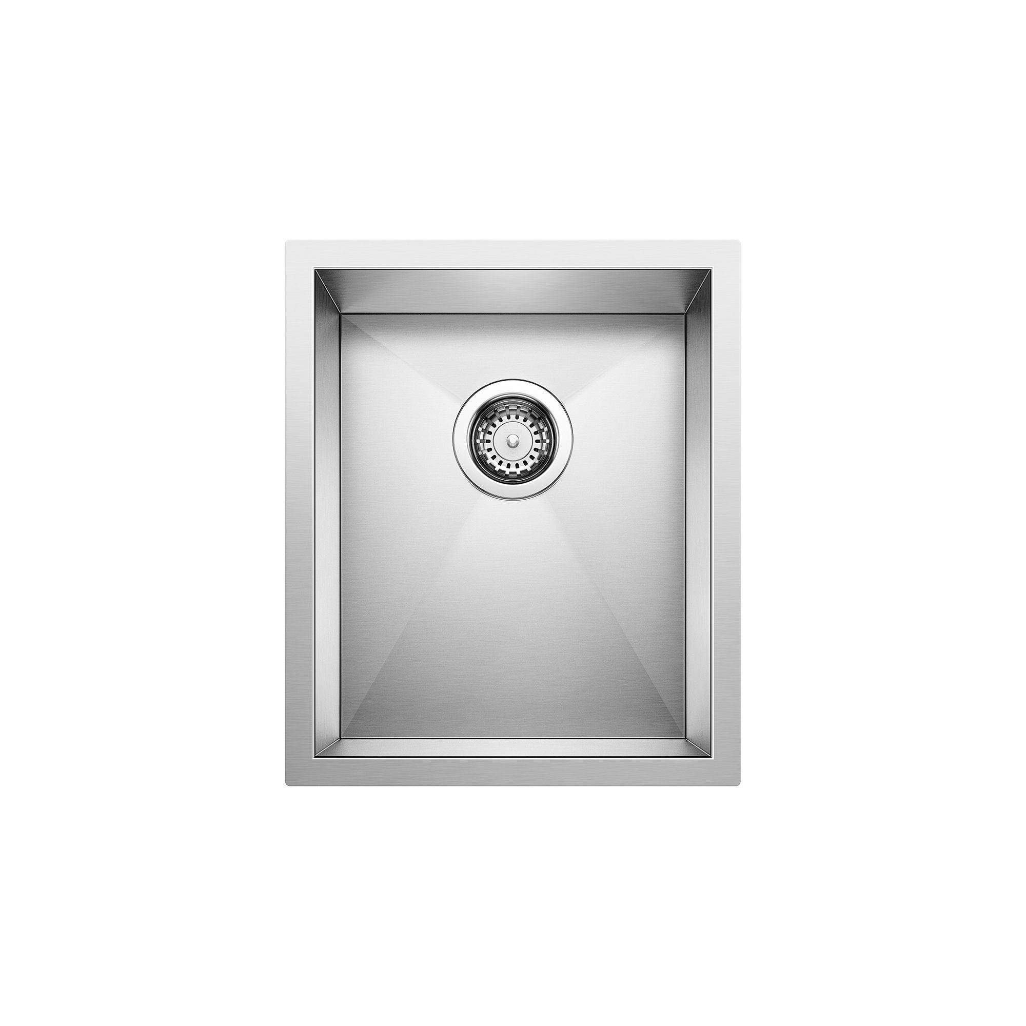 Blanco Precision 15" Rectangle Stainless Steel Bar/Prep Sink, 18 Gauge, 516208