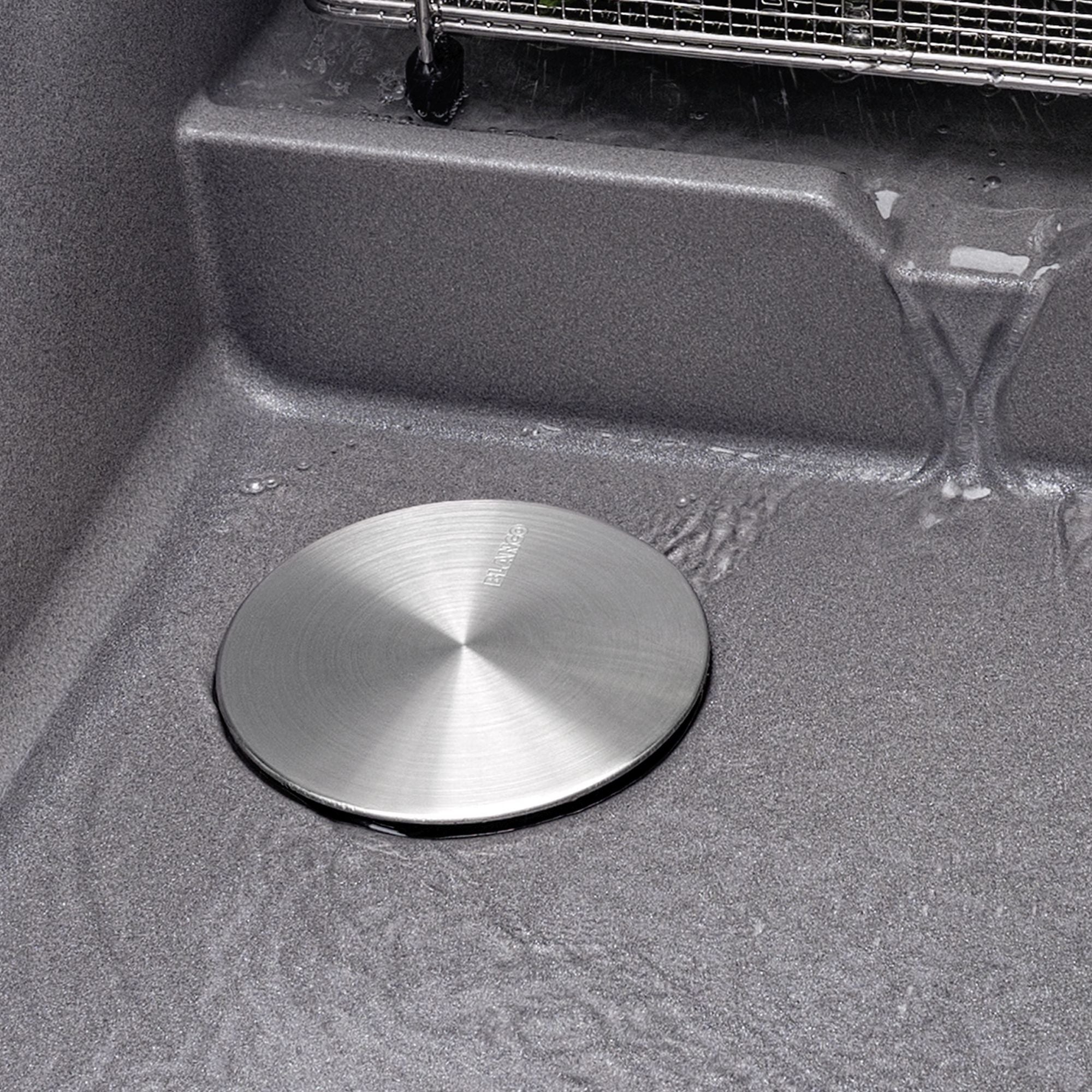 Alternate Image for Blanco Capflow Drain Cover, Stainless Steel, 517666