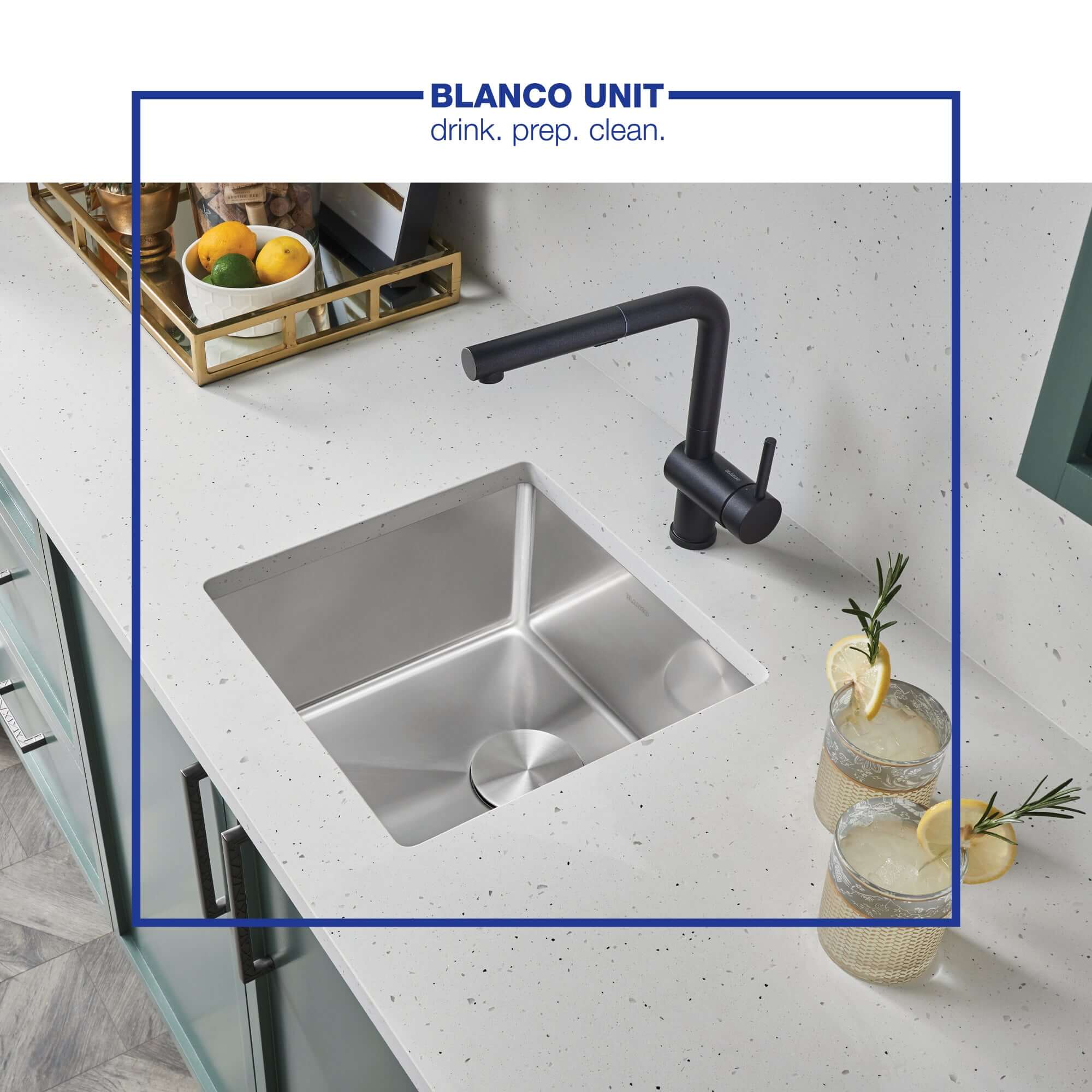 Alternate Image for Blanco Linus 1.5 GPM Brass Kitchen Faucet, Pull-Out, Anthracite, 526367
