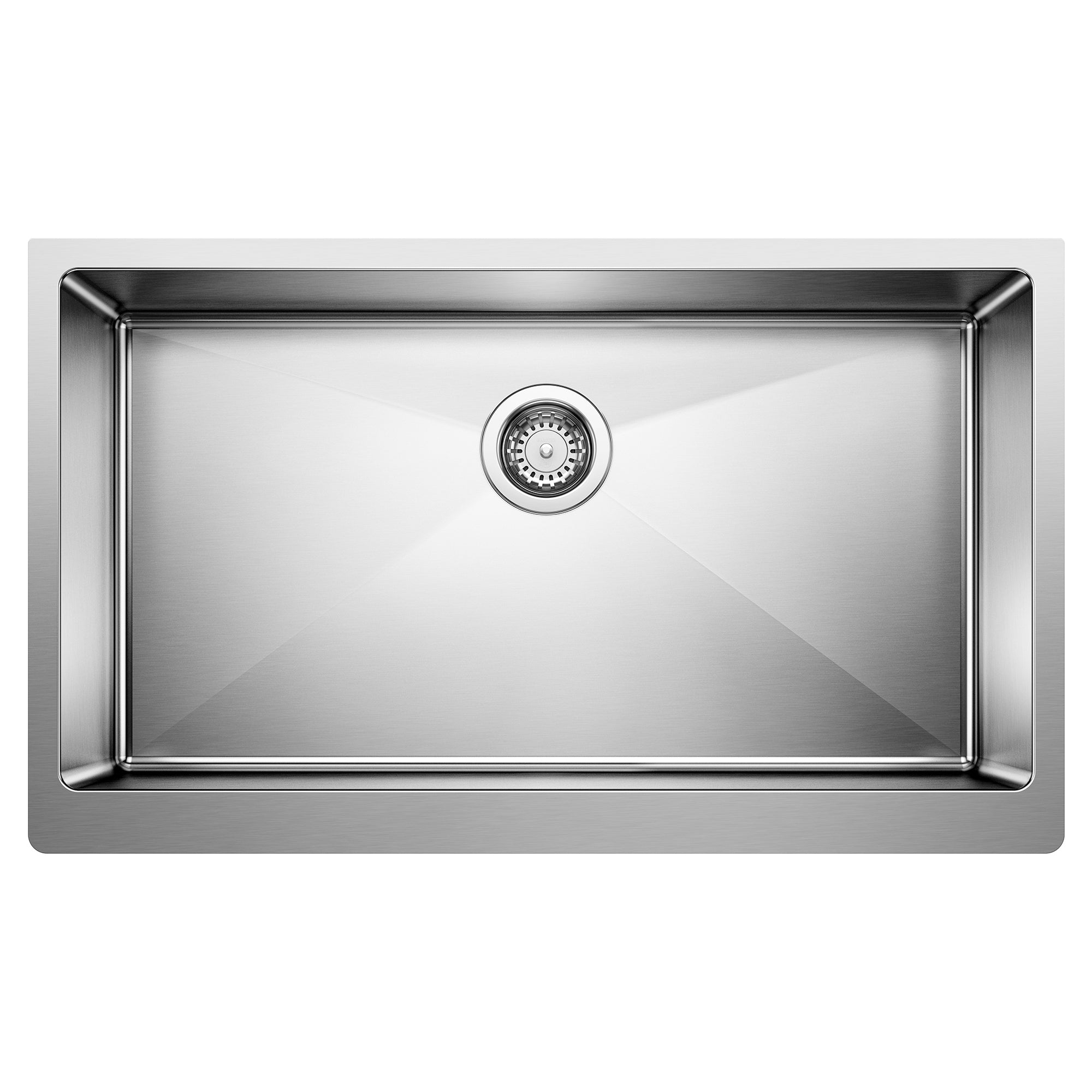 Blanco Quatrus 32" Stainless Steel Farmhouse Sink, 18 Gauge, Satin Polish, 522213