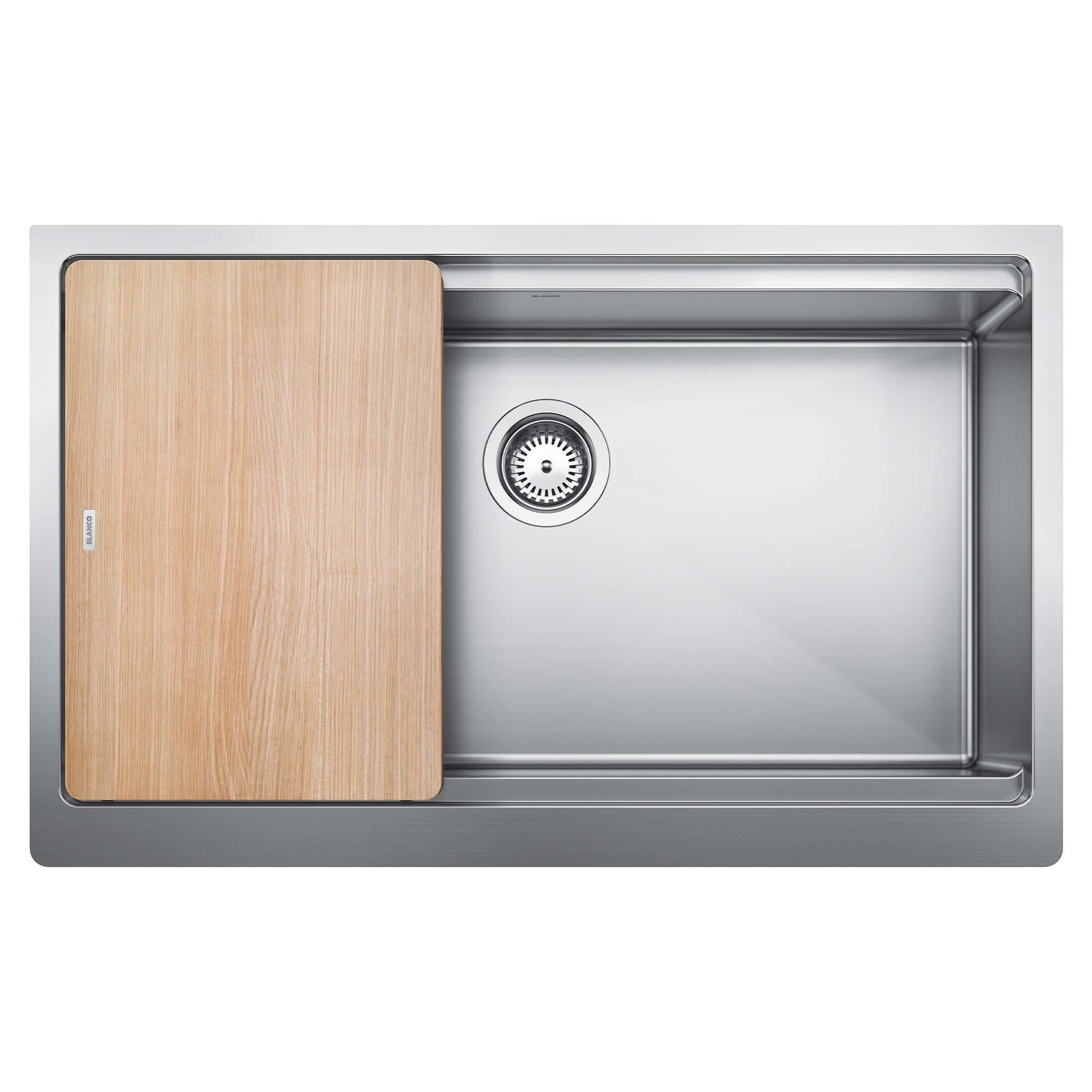 Alternate Image for Blanco Quatrus 33" Stainless Steel Workstation Farmhouse Sink with Accessories, 18 Gauge, Satin Polish, 525243