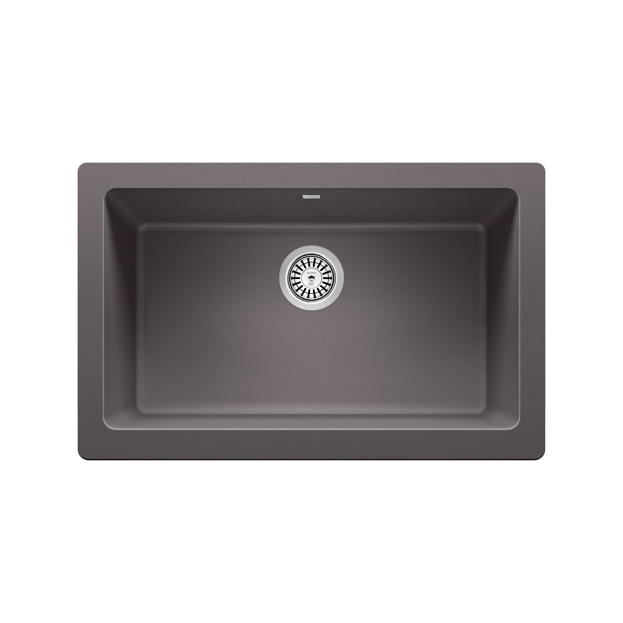 Blanco Vintera 30" Granite Composite Workstation Farmhouse Sink, Silgranit, Cinder, 526539