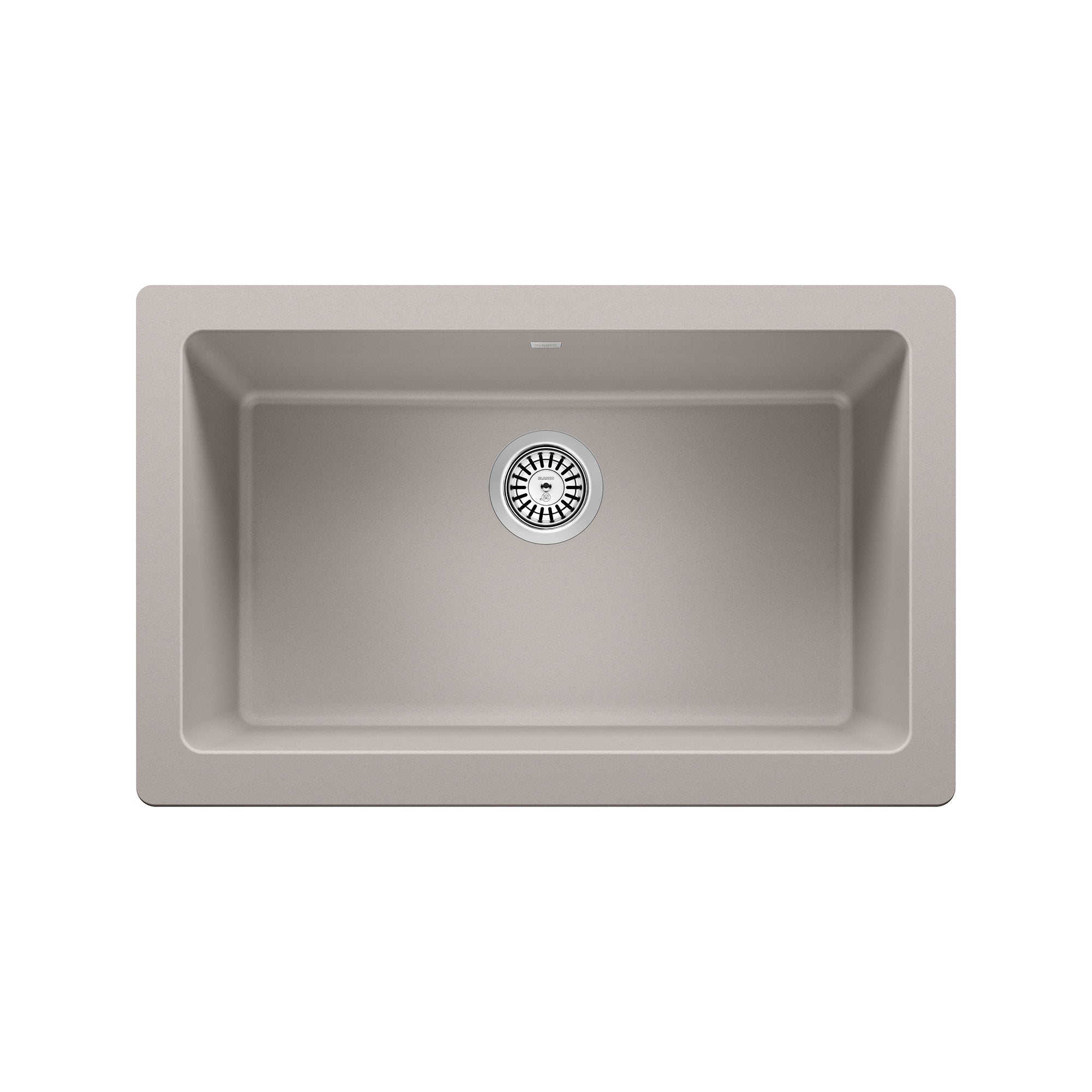 Blanco Vintera 30" Granite Composite Workstation Farmhouse Sink, Silgranit, Concrete Gray, 526546