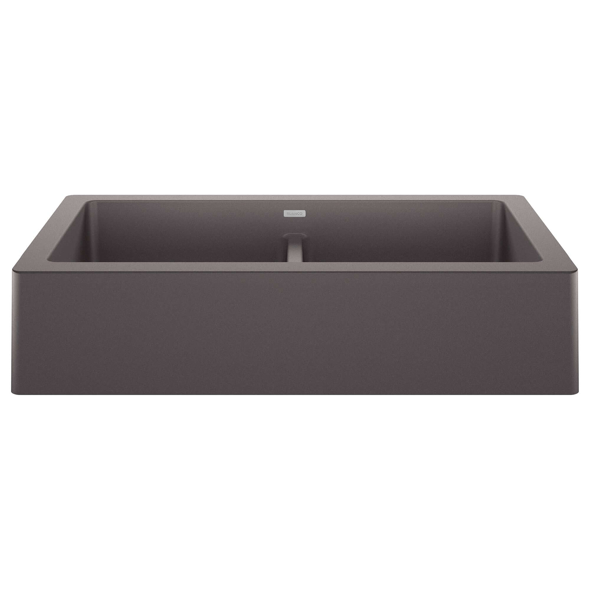 Alternate Image for Blanco Vintera 33" Granite Composite Workstation Farmhouse Sink, Silgranit, 50/50 Double Bowl, Cinder, 526548