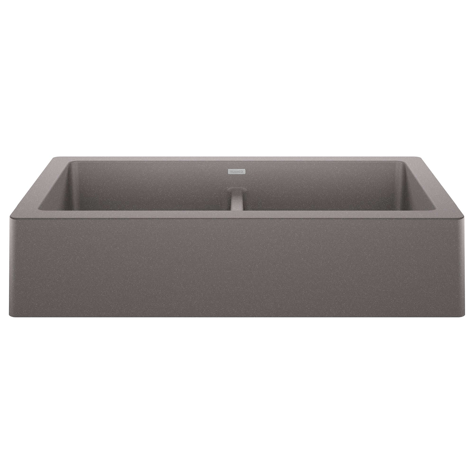 Alternate Image for Blanco Vintera 33" Granite Composite Workstation Farmhouse Sink, Silgranit, 50/50 Double Bowl, Metallic Gray, 526549