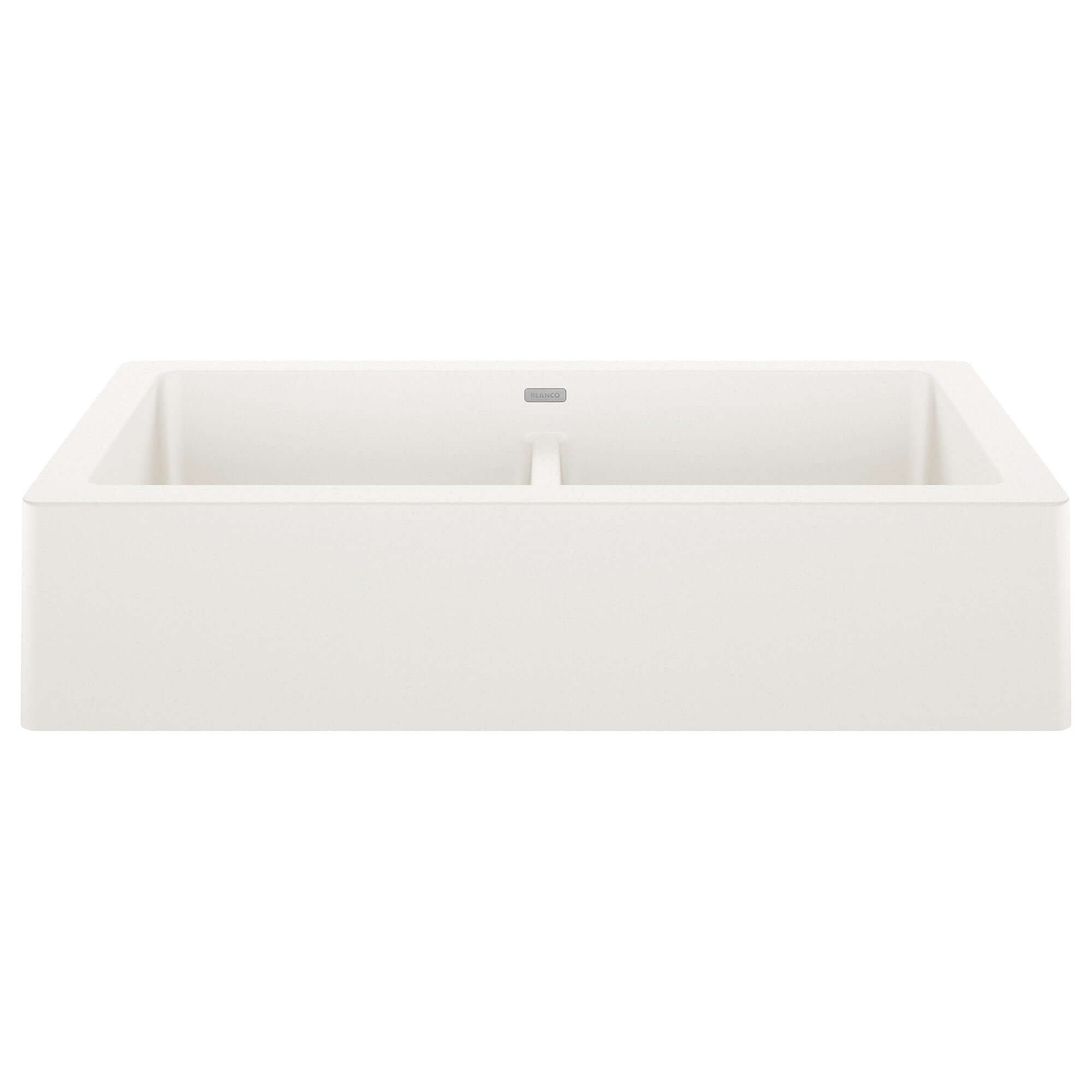 Alternate Image for Blanco Vintera 33" Granite Composite Workstation Farmhouse Sink, Silgranit, 50/50 Double Bowl, White, 526550