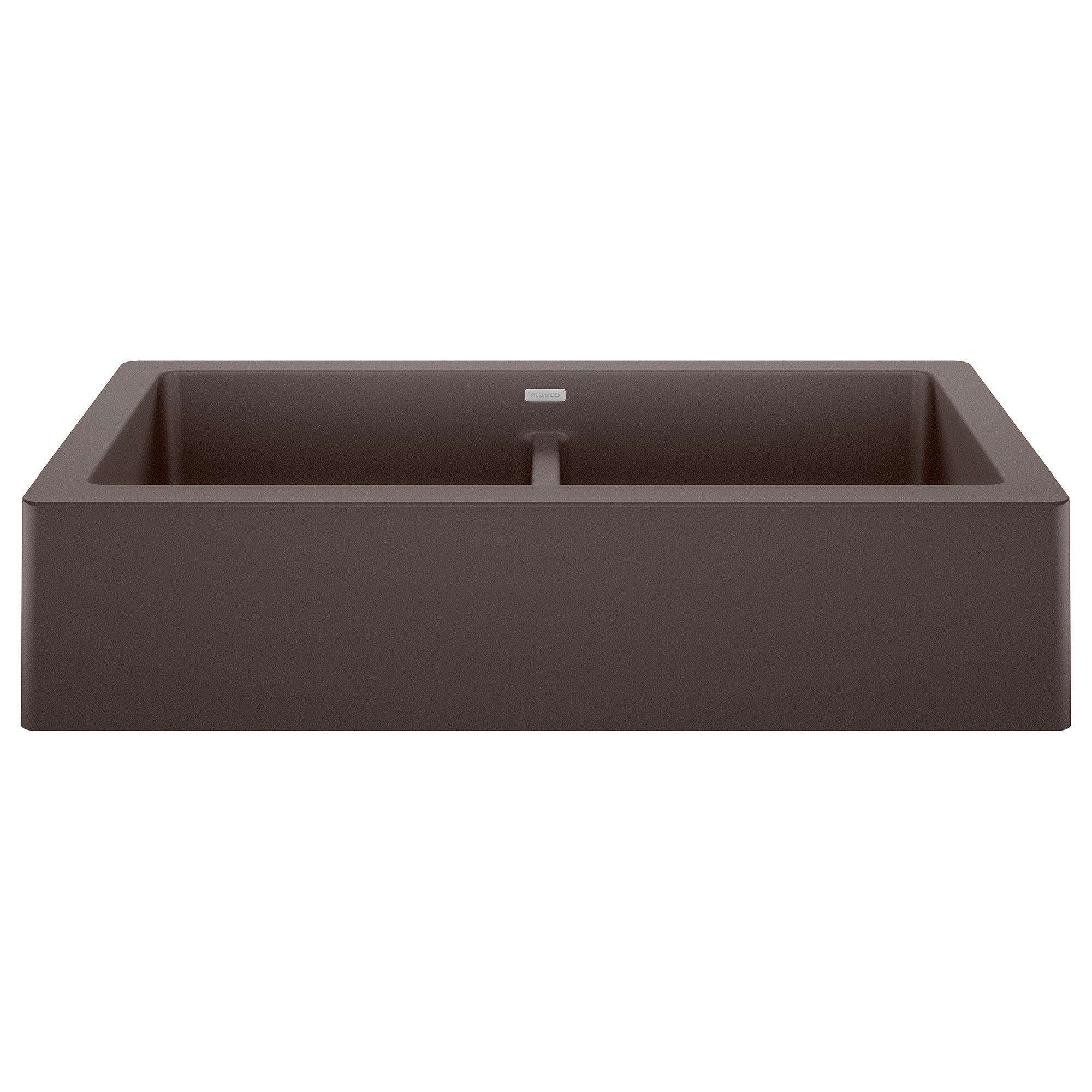 Blanco Vintera 33" Granite Composite Farmhouse Sink, Silgranit, 50/50 Double Bowl, Cafe, 526552