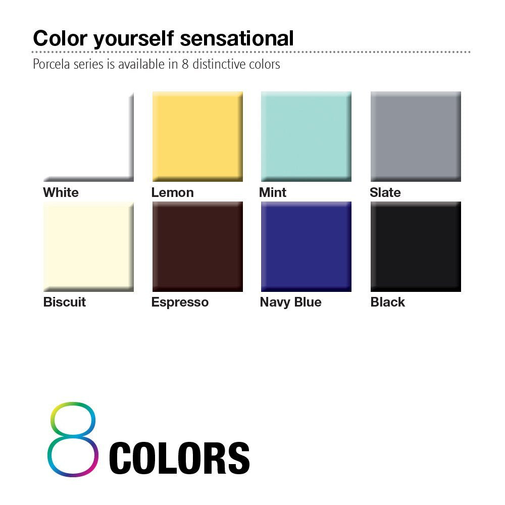 Alternate Image for Houzer 31" Porcelain Enamel Steel Undermount Single Bowl Kitchen Sink, Yellow, PCH-3700 LE