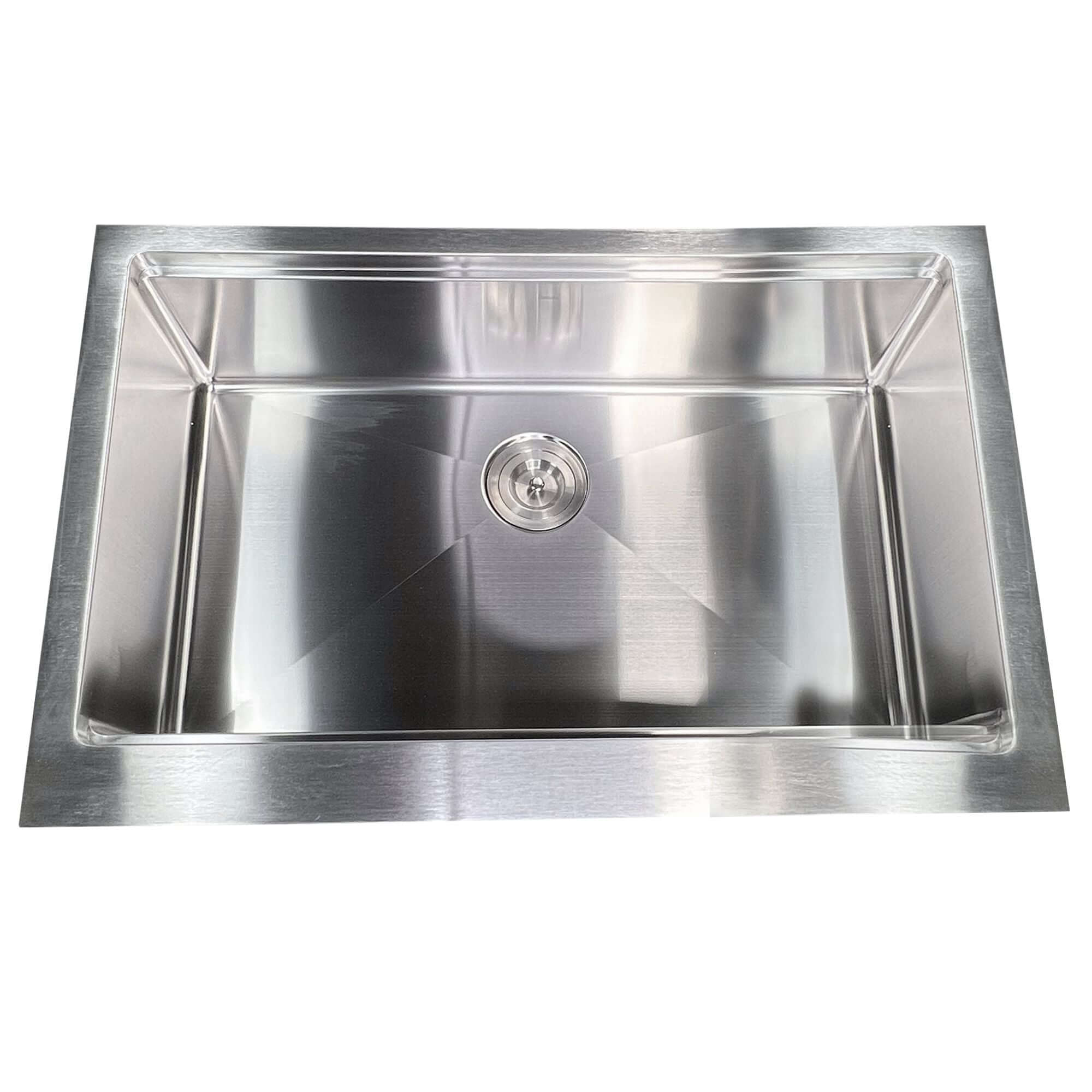 Alternate Image for Nantucket Sinks Pro Series 33" 304 Stainless Steel Workstation Farmhouse Sink with Accessories, 16 Gauge, AP-PS-3221-16