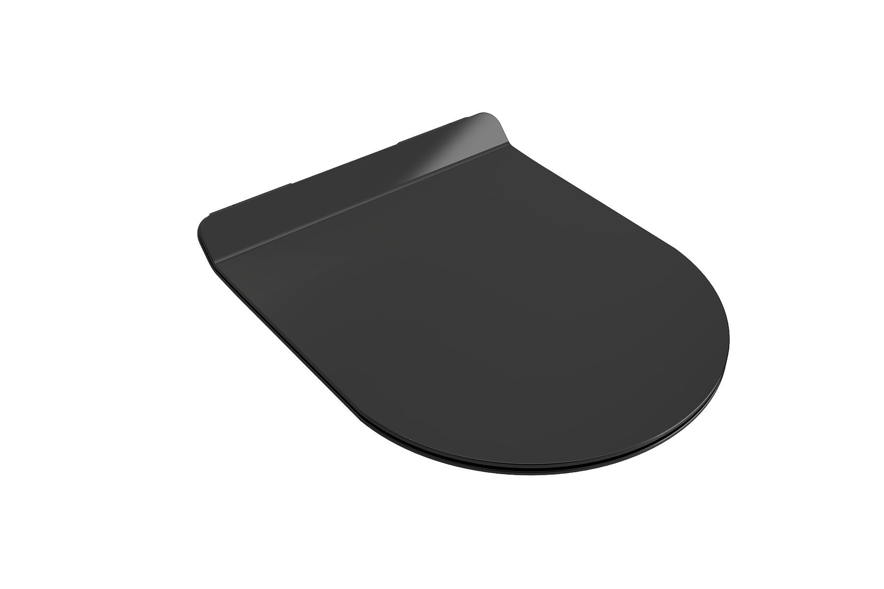 BOCCHI Vettore Soft-Close Toilet Seat in Black, A0330-005