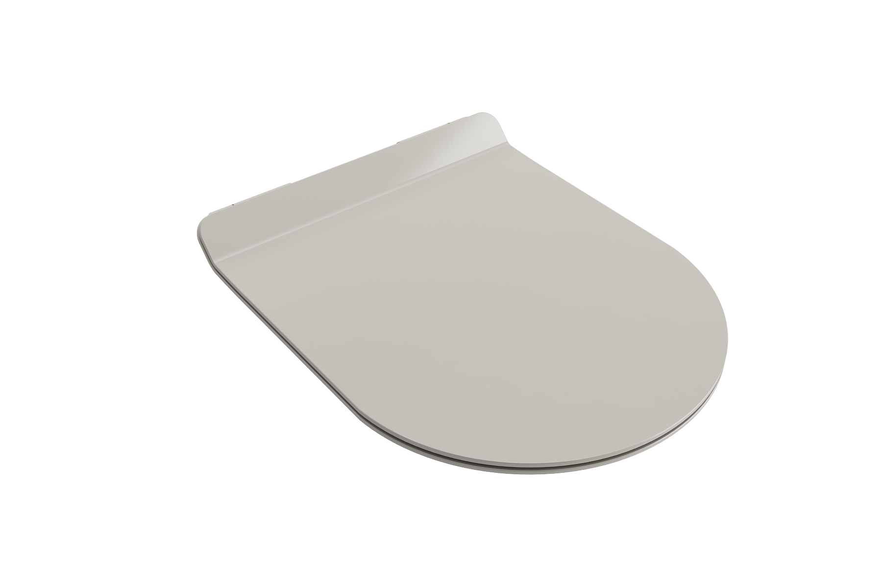 Alternate Image for BOCCHI Vettore Soft-Close Toilet Seat in Biscuit, A0330-014