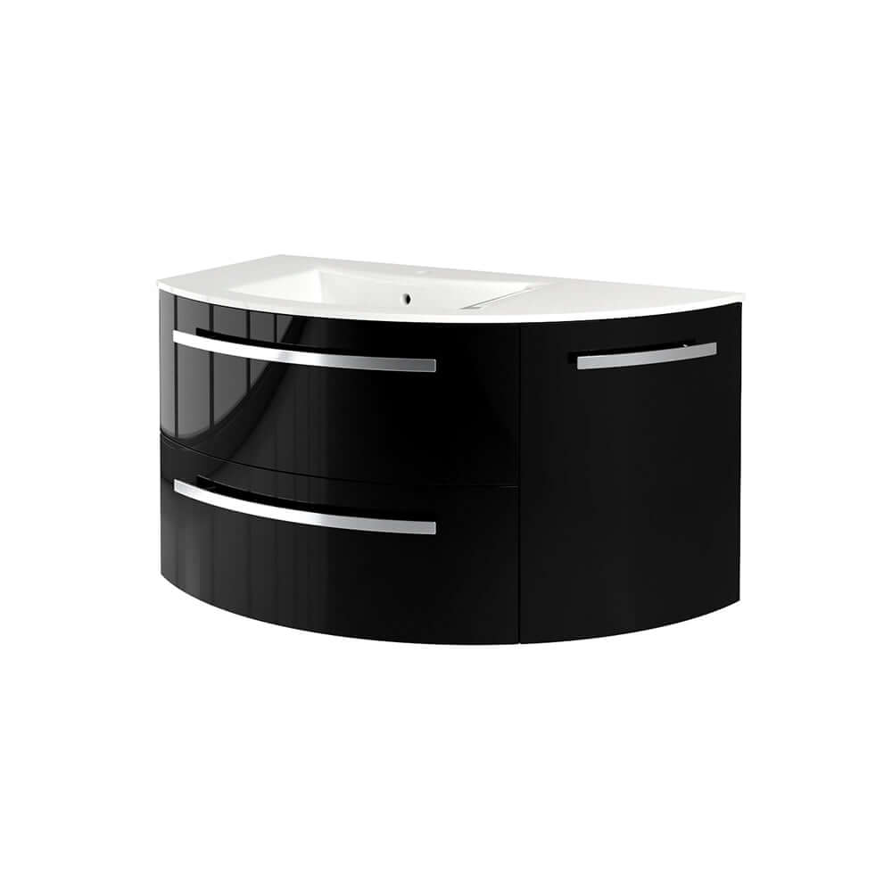Latoscana 38" Modern Bathroom Vanity Left Side Corner, Ambra Series, AM34OPT1 - The Sink Boutique