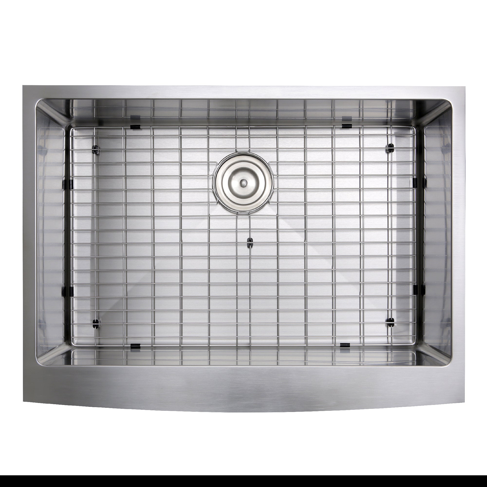 Nantucket Sinks Pro Series 30" Stainless Steel Farmhouse Sink, APRON302010-SR-16