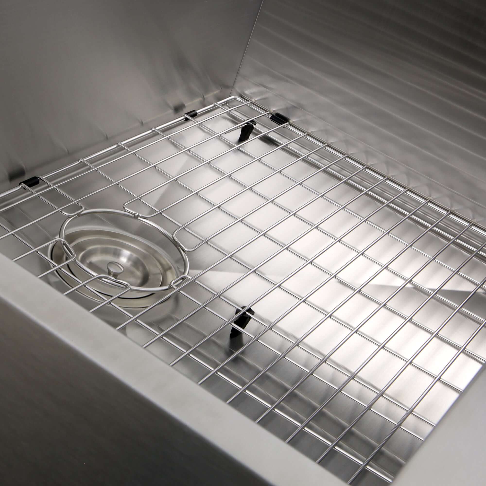 Alternate Image for Nantucket Sinks Pro Series 33" Stainless Steel Farmhouse Sink, 16 Gauge, APRON332010-16