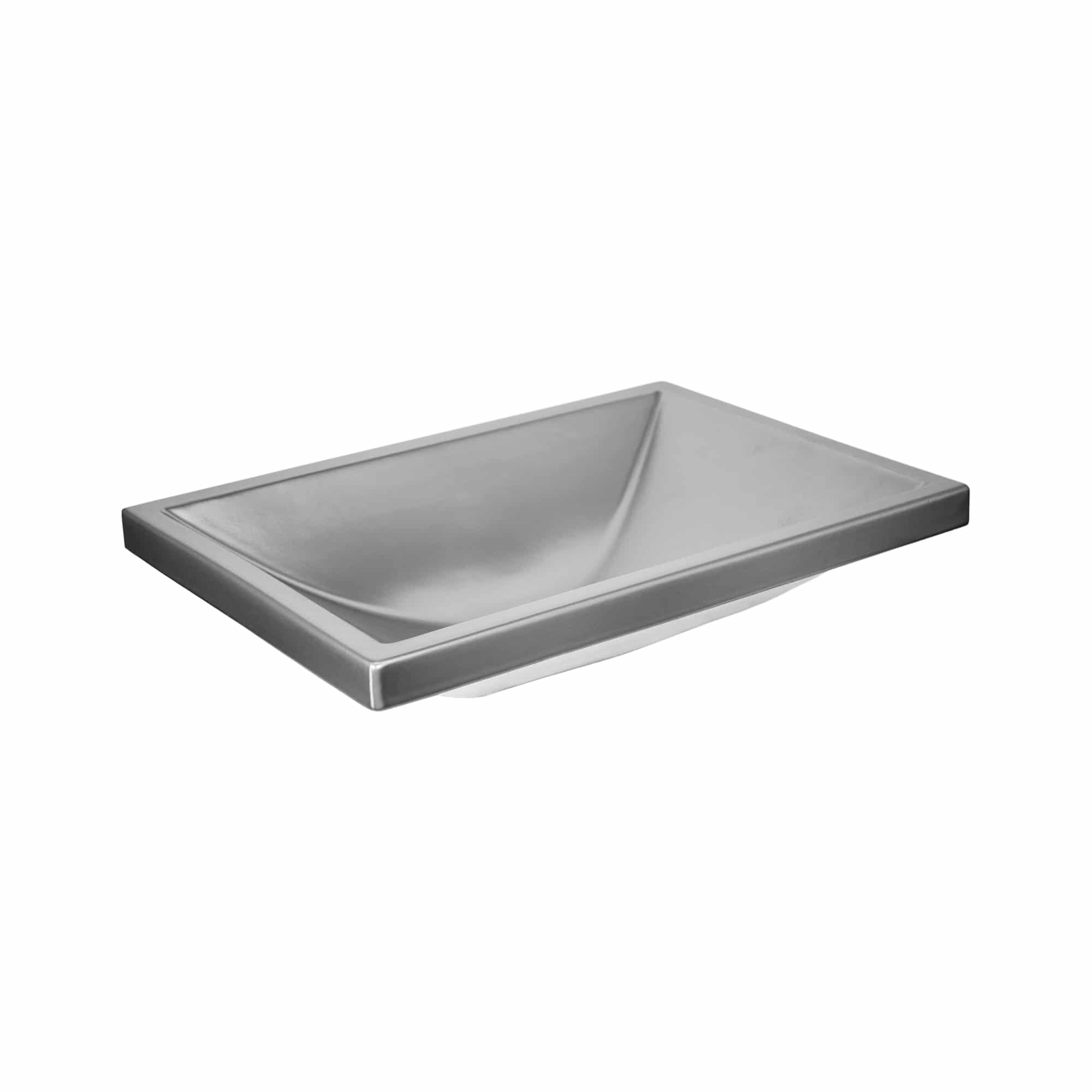 Alternate Image for Native Trails Amara 20" x 14" Rectangle Fireclay Bathroom Sink, Platinum, PML2014-P