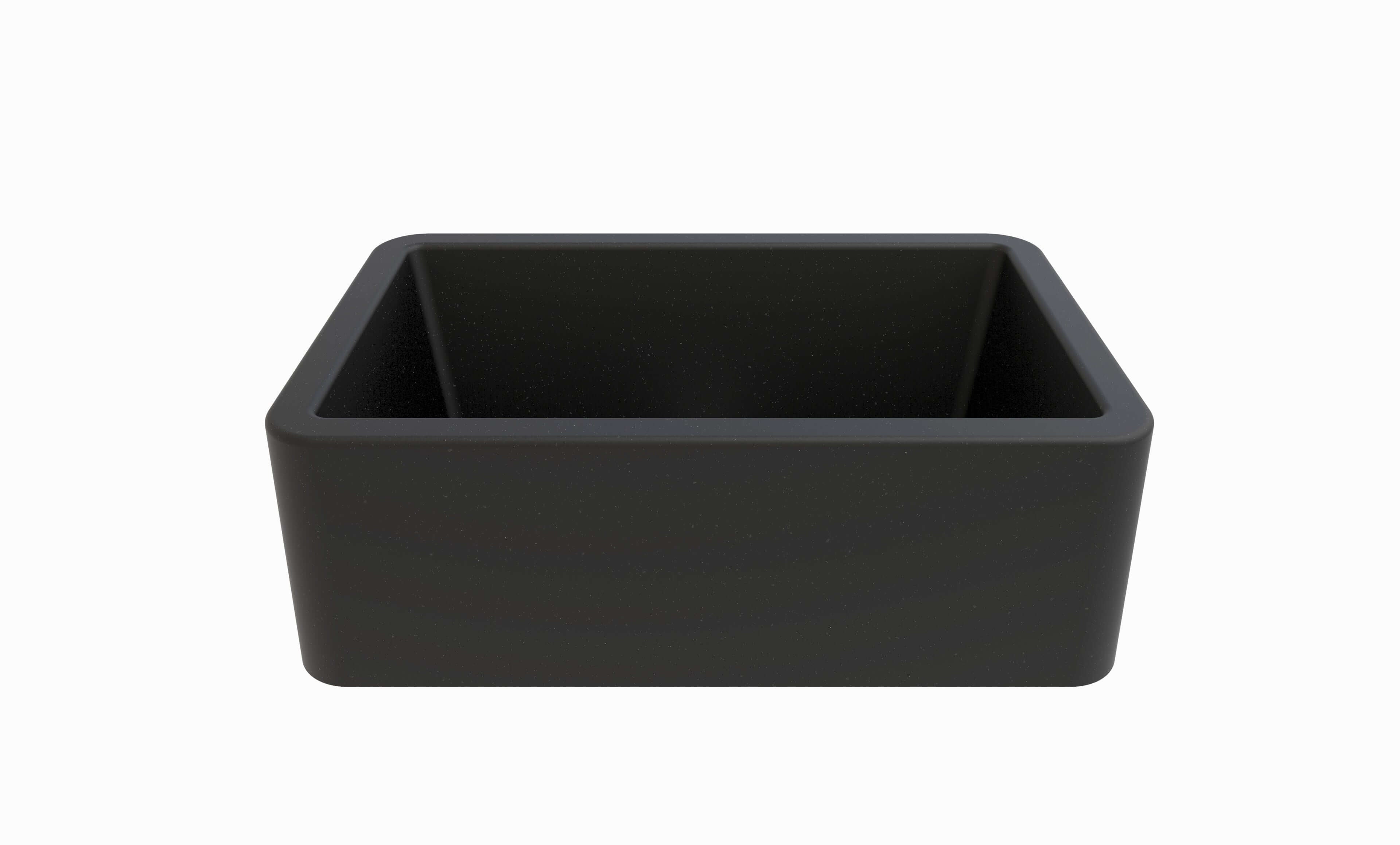 LaToscana 30" Farmhouse Sink, Composite Granite, Black Metallic, Marmorin Series, LA3019B - The Sink Boutique