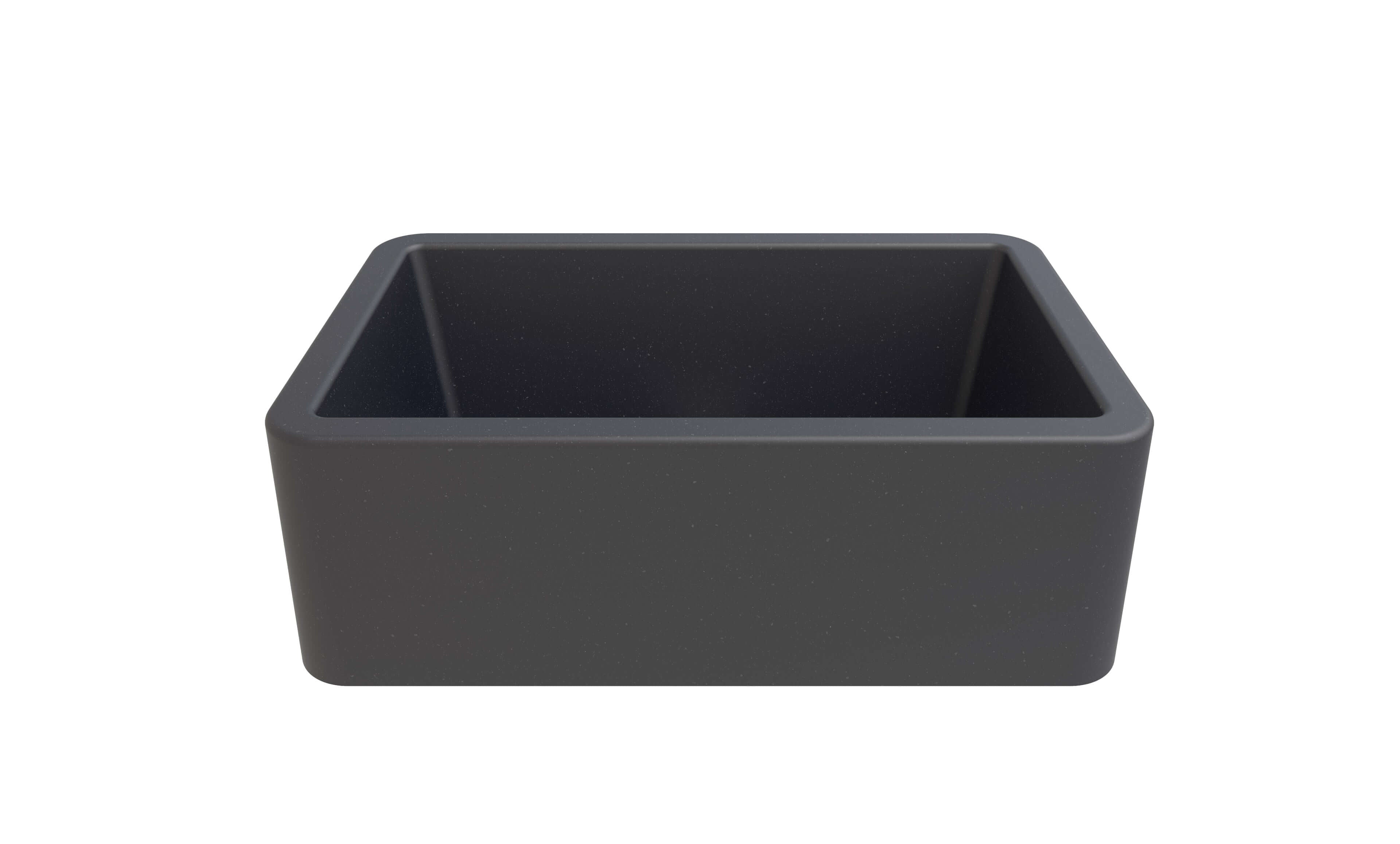 LaToscana 30" Farmhouse Sink, Composite Granite, Titanium Grey Metallic, Marmorin Series, LA3019T - The Sink Boutique