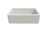 LaToscana 33" Farmhouse Sink, Composite Granite, White, Marmorin Series, LA3319W - The Sink Boutique