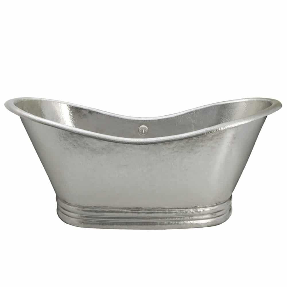Native Trails 72" Nickel 72" Aurora Bathtub, Brushed Nickel, CPS905