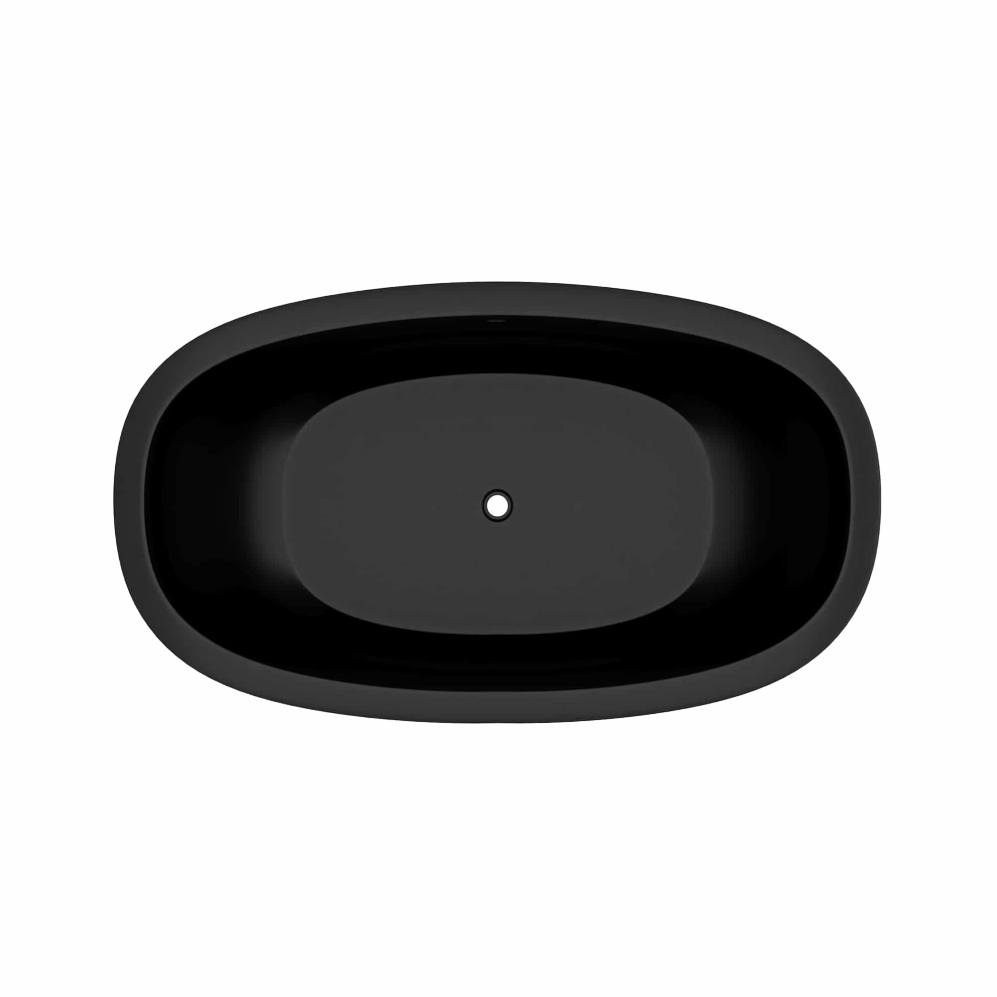 Alternate Image for Native Trails 62" NativeStone Concrete Avalon Freestanding Bathtub, Charcoal, NST6236-C