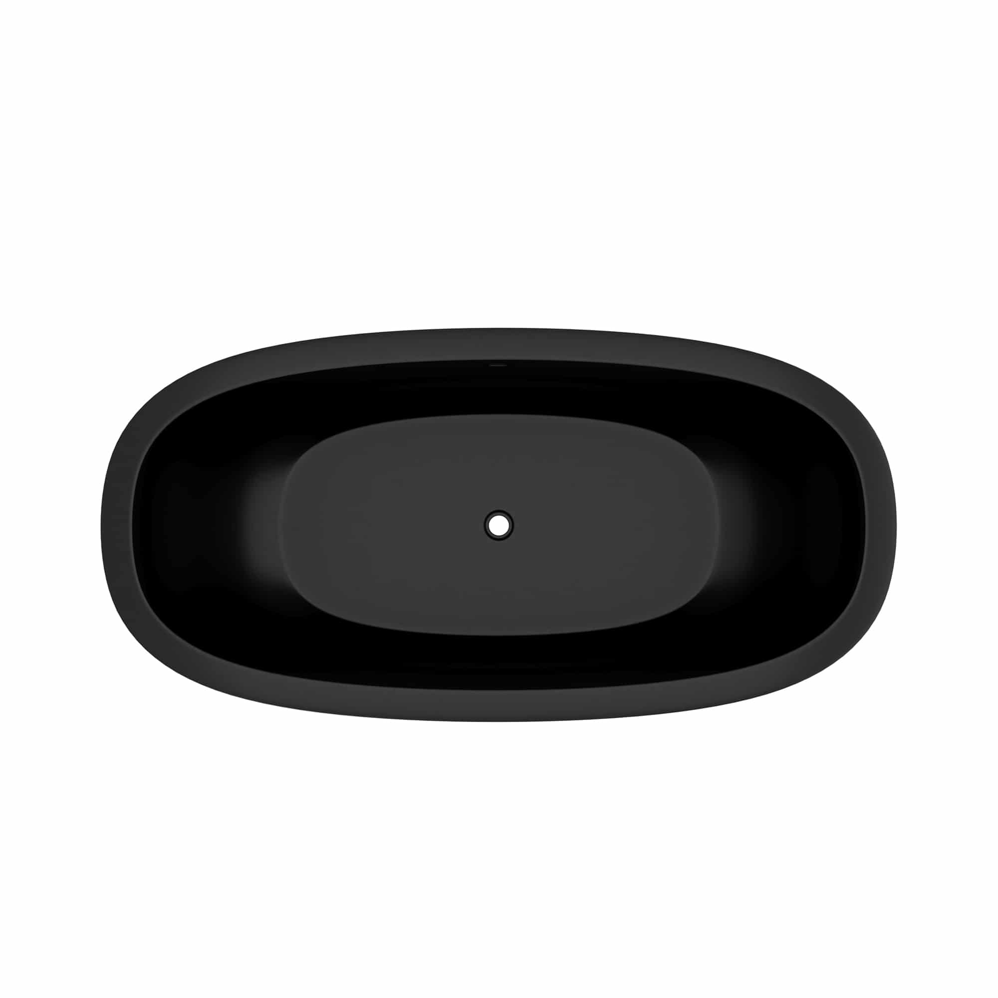 Alternate Image for Native Trails 72" NativeStone Concrete Avalon Freestanding Bathtub, Charcoal, NST7236-C