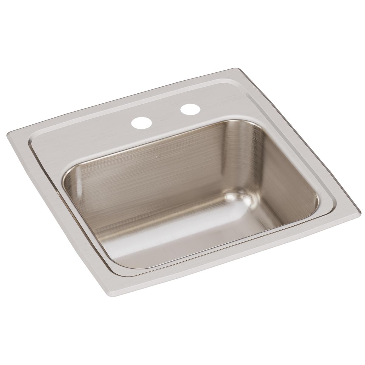 Elkay Lustertone 15" Stainless Steel Bar Sink, Lustrous Satin, BLR15MR2 - The Sink Boutique