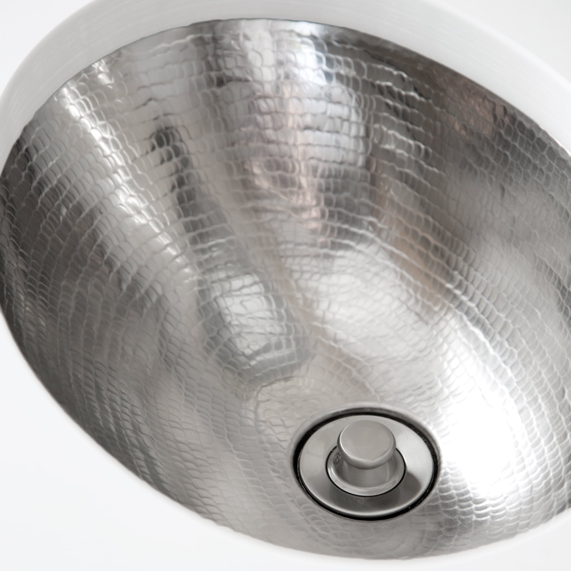 Native Trails Baby Classic 16" Oval Nickel Bathroom Sink, Brushed Nickel, CPS538
