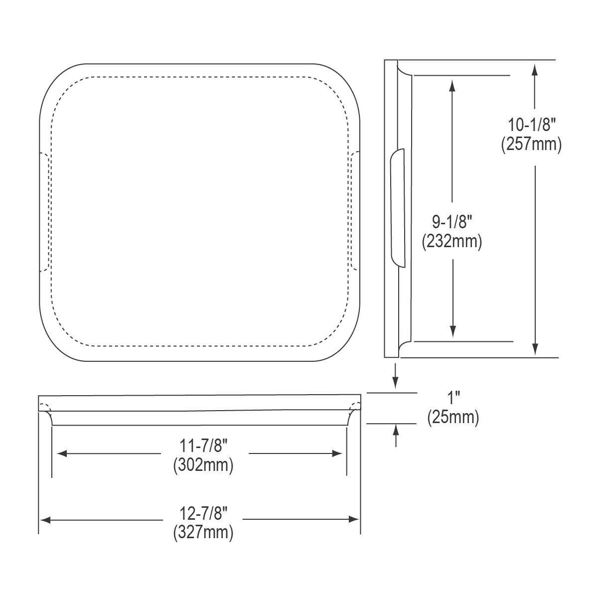 Alternate Image for Elkay CB912 Hardwood 12-7/8" x 10-1/8" x 1" Cutting Board