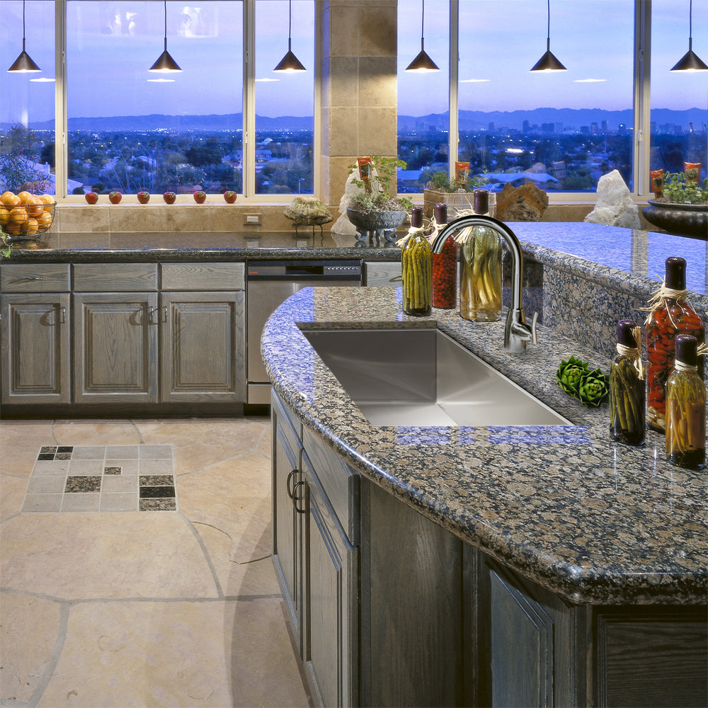 Houzer 32" Stainless Steel Undermount Single Bowl Kitchen Sink, CTG-3200 - The Sink Boutique