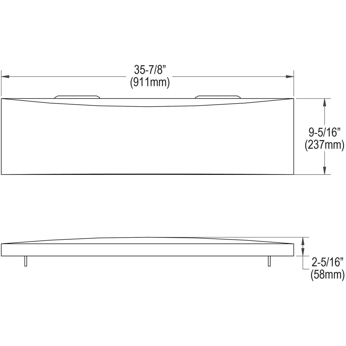 Alternate Image for Elkay CTXAPL Crosstown Stainless Interchangeable Apron, Platinum