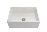 Crestwood 27" Fireclay Farmhouse Sink, White, CW-MOD-27-WHITE - The Sink Boutique