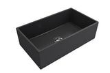 Crestwood 33" Fireclay Farmhouse Sink, Charcoal, CW-MOD-33-CHARCOAL - The Sink Boutique