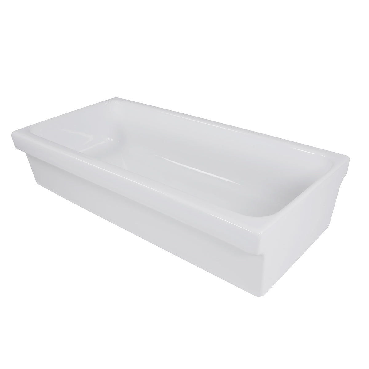 Alternate Image for Nantucket Sinks Brant Point 36" Fireclay Bathroom Sink, White, Canal35-90