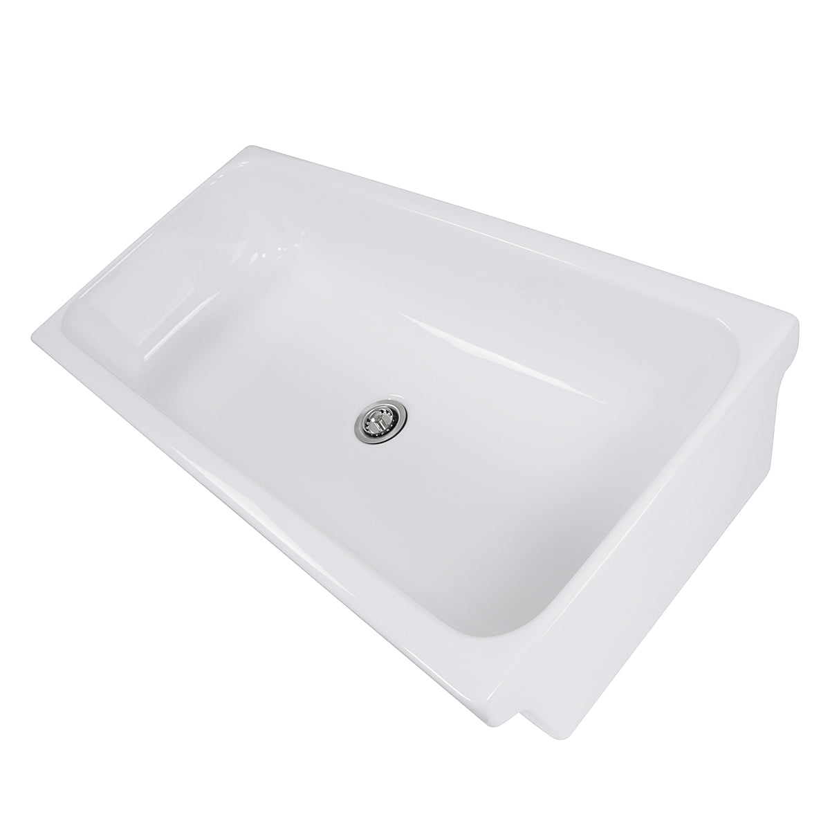 Alternate Image for Nantucket Sinks Brant Point 36" Fireclay Bathroom Sink, White, Canal35-90