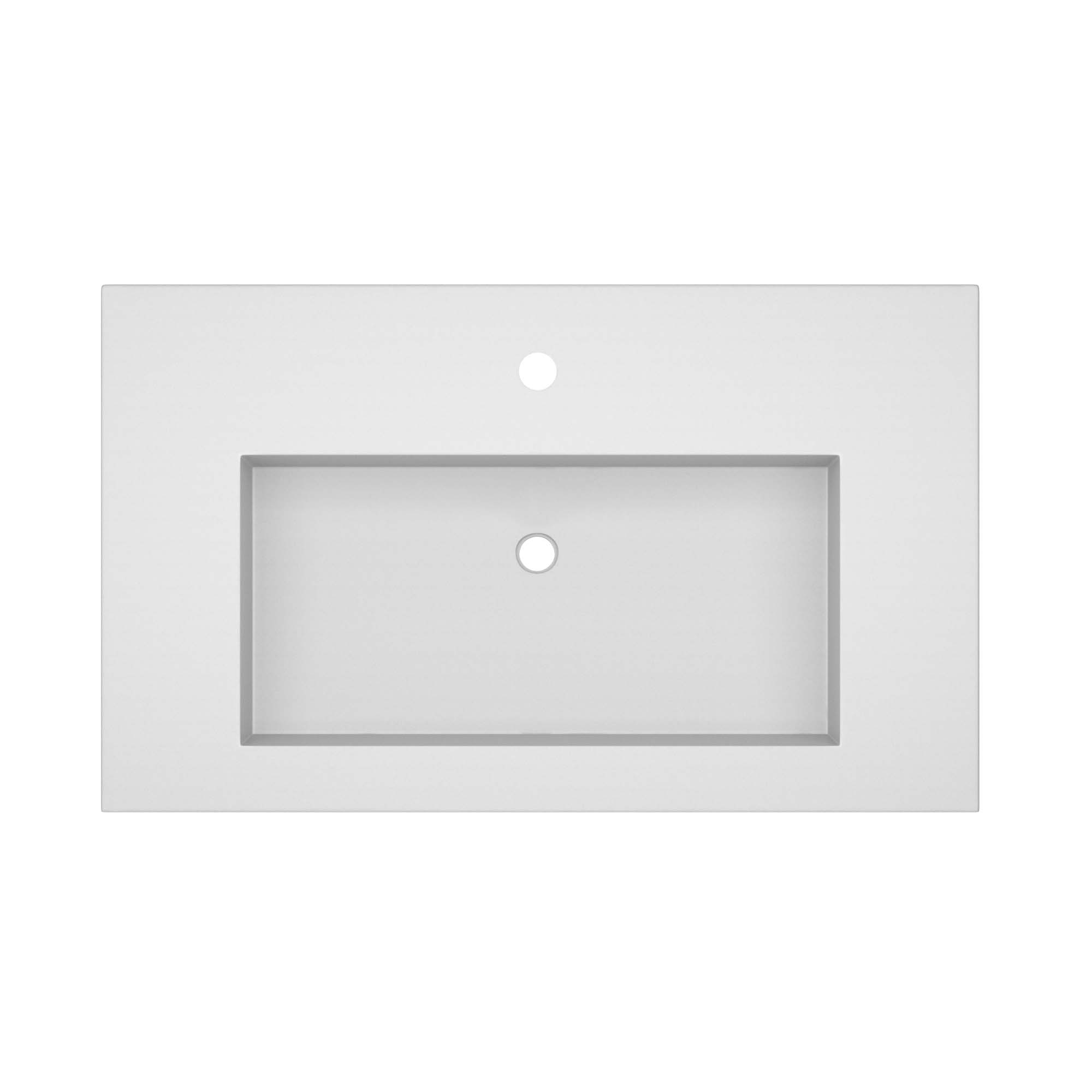 Alternate Image for Native Trails 36" Capistrano ADA Vanity Top with Integral Trough Sink in Pearl, Single Faucet Cutout, NSVT36-P1
