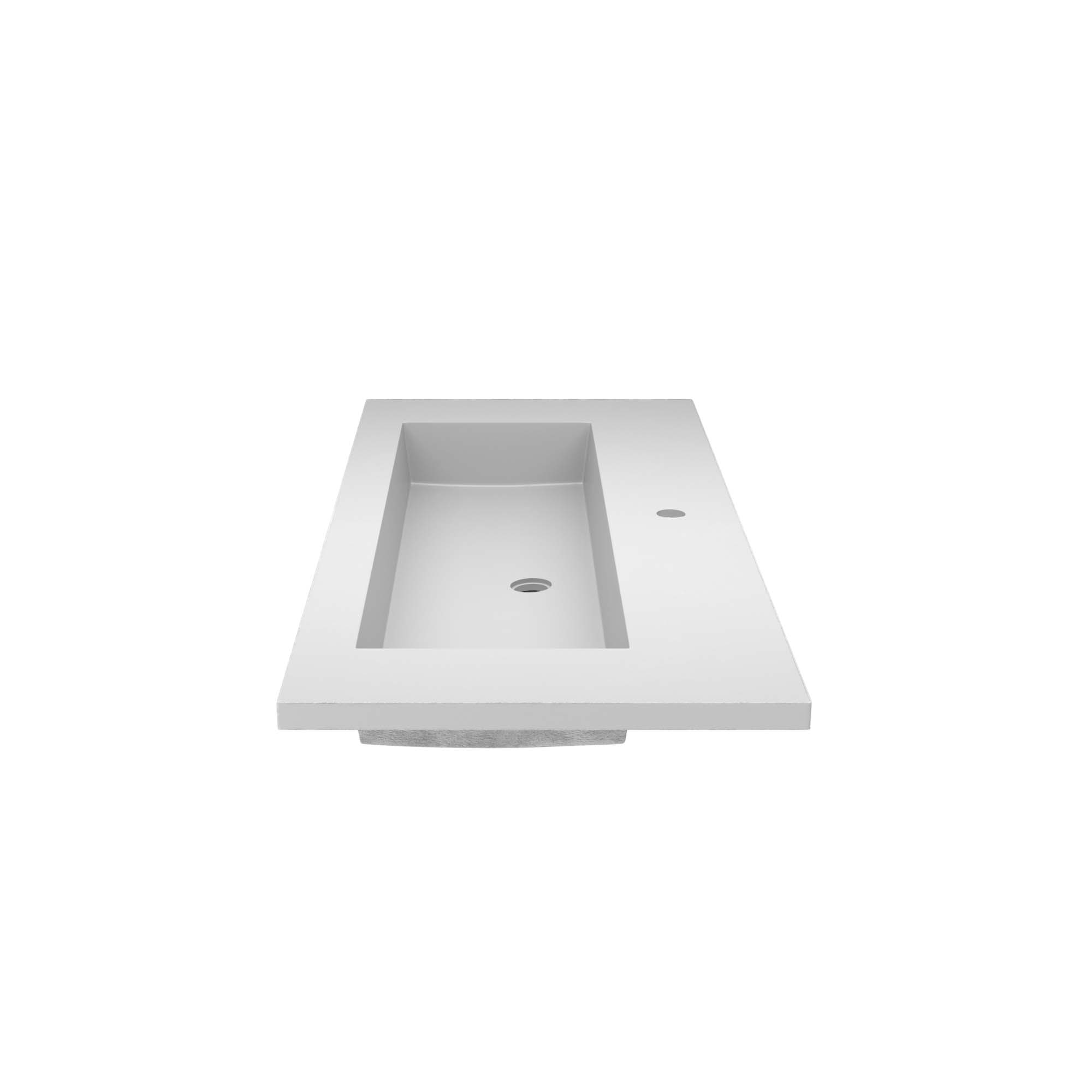 Alternate Image for Native Trails 48" Capistrano ADA Vanity Top with Integral Trough Sink in Pearl, Single Faucet Cutout, NSVT48-P1