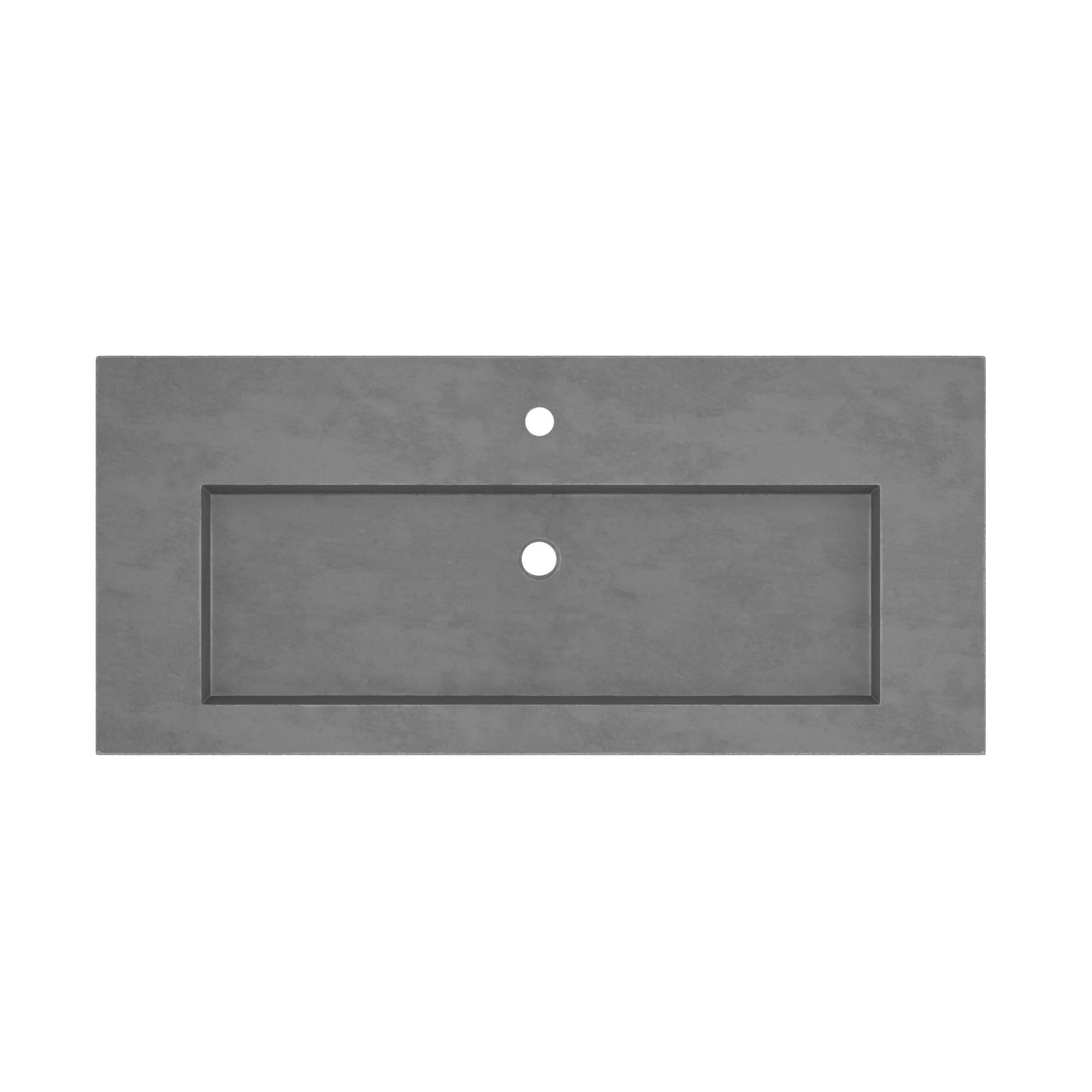 Alternate Image for Native Trails 48" Capistrano ADA Vanity Top with Integral Trough Sink in Slate, Single Faucet Cutout, NSVT48-S1