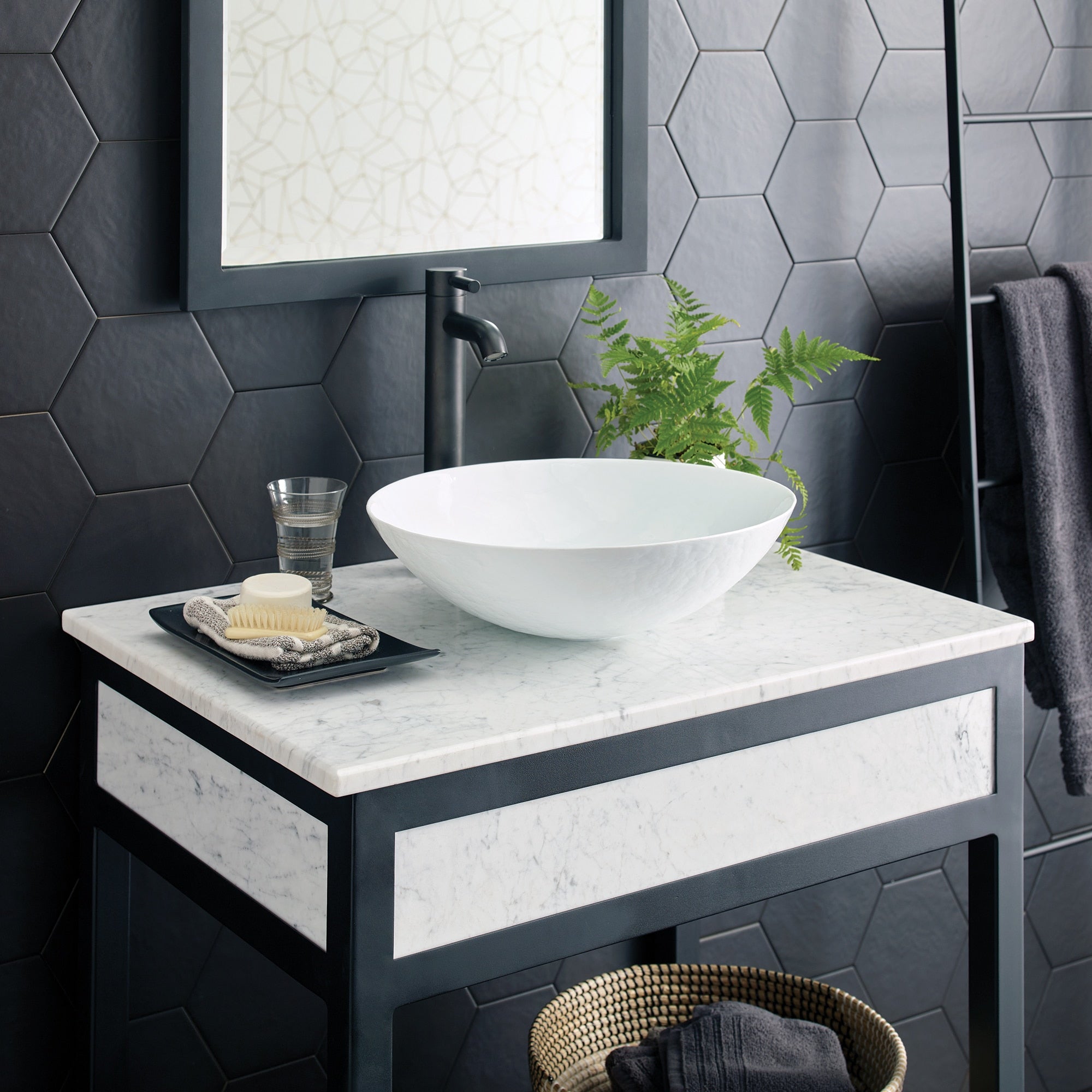 Native Trails 30" Carrara Vanity Top - Vessel with Single Hole Cutout, VNT30-CV1