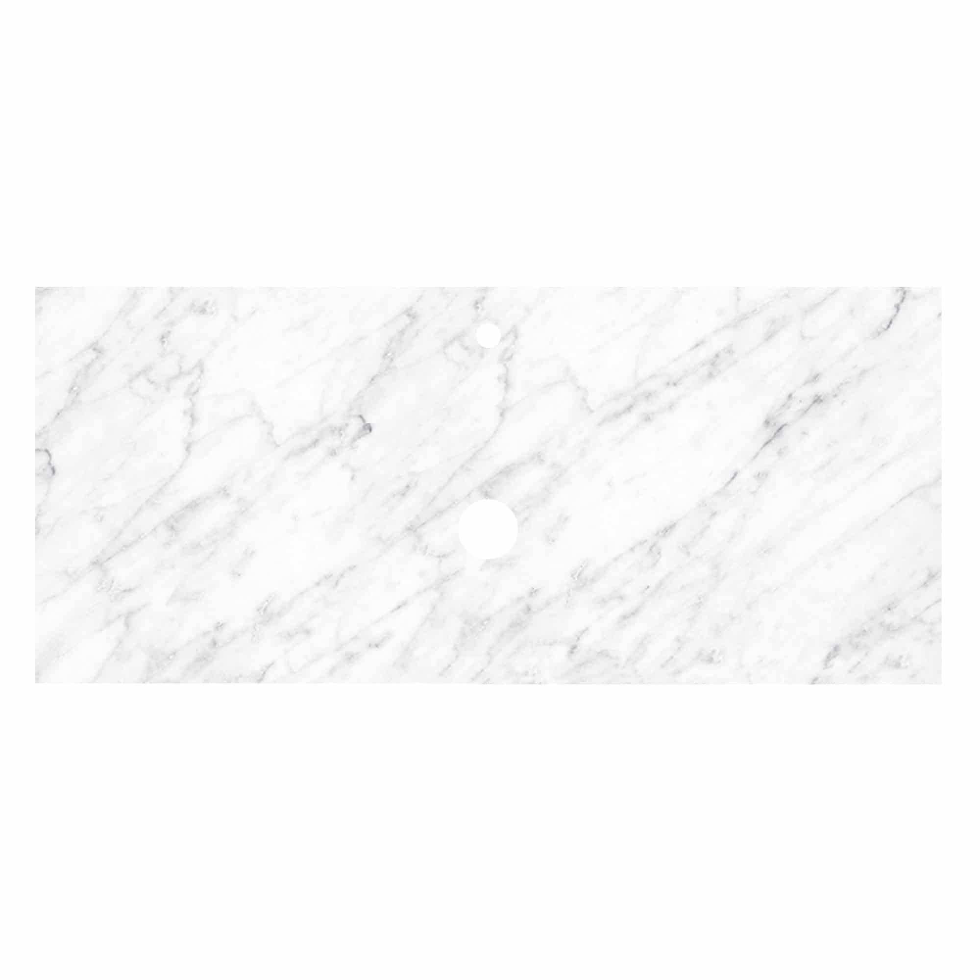 Native Trails 48" Carrara Vanity Top - Vessel with Single Hole Cutout, VNT48-CV1