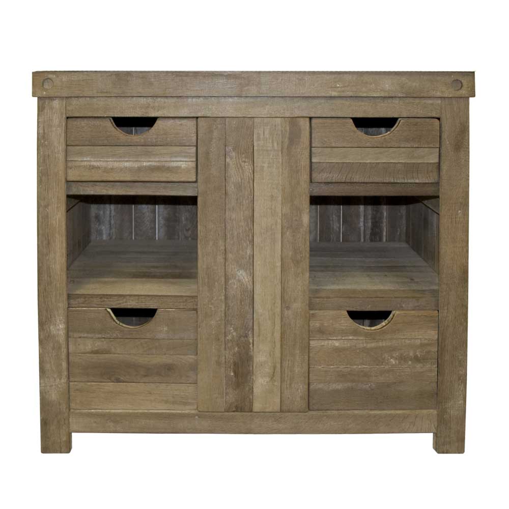 Alternate Image for Native Trails 36" Freestanding Vanity Base in Chardonnay, Reclaimed Oak Wood, Vintner's Collection, VNW361