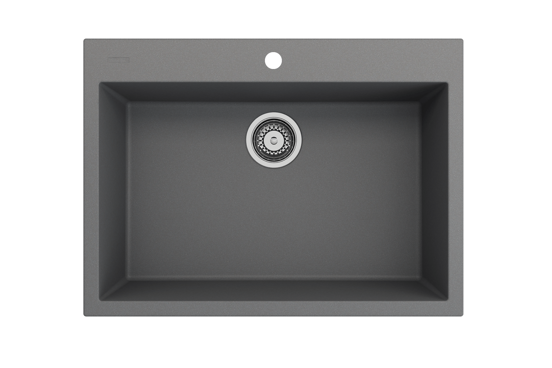 Alternate Image for BOCCHI Campino Uno 27" Dual Mount Granite Kitchen Sink Kit, Concrete Gray, 1634-506-0126