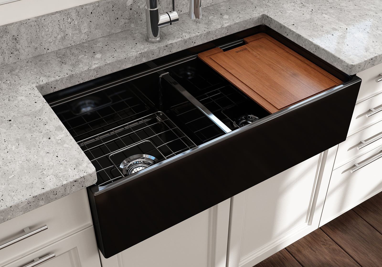 Alternate Image for BOCCHI Wooden Cutting Board with Handle - Sapron Frontele, 2320 0001