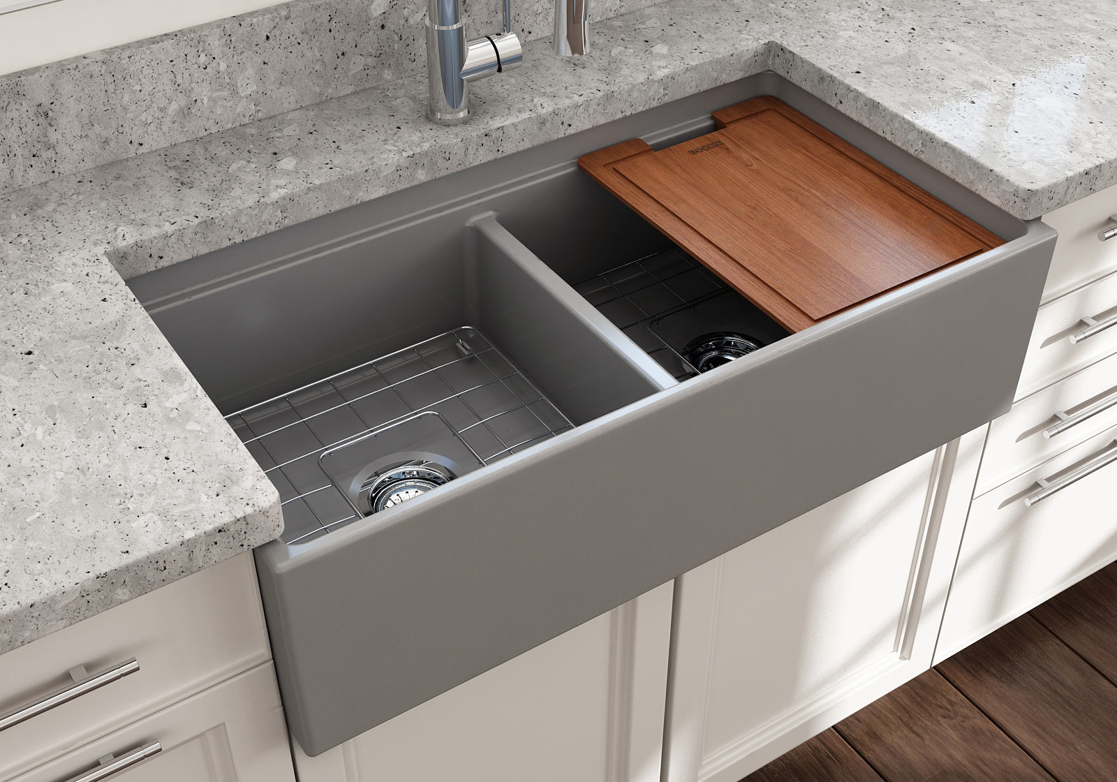 Alternate Image for BOCCHI Wooden Cutting Board with Handle - Sapron Frontele, 2320 0001