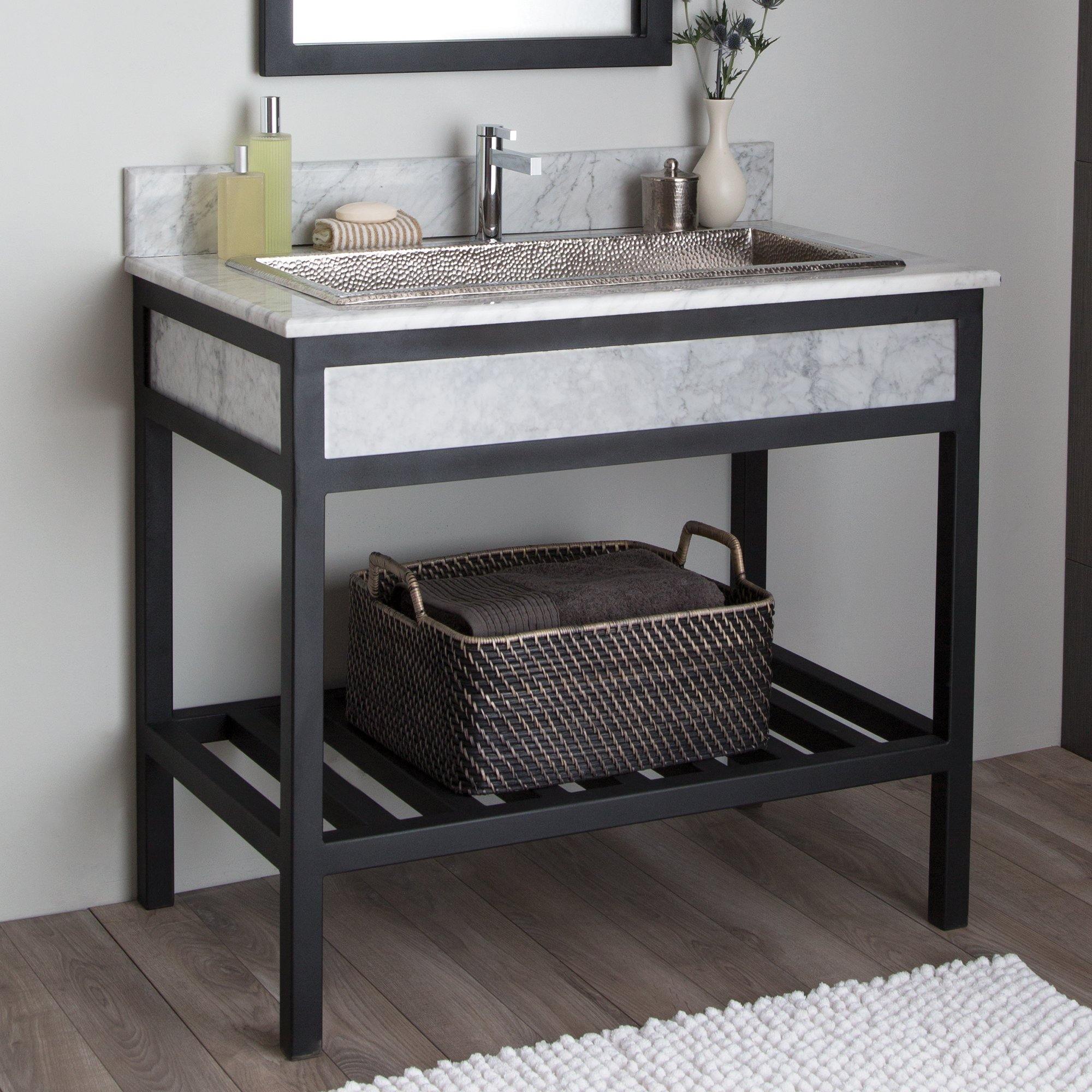 Native Trails 36" Cuzco Freestanding Vanity Base in Carrara, VNR366