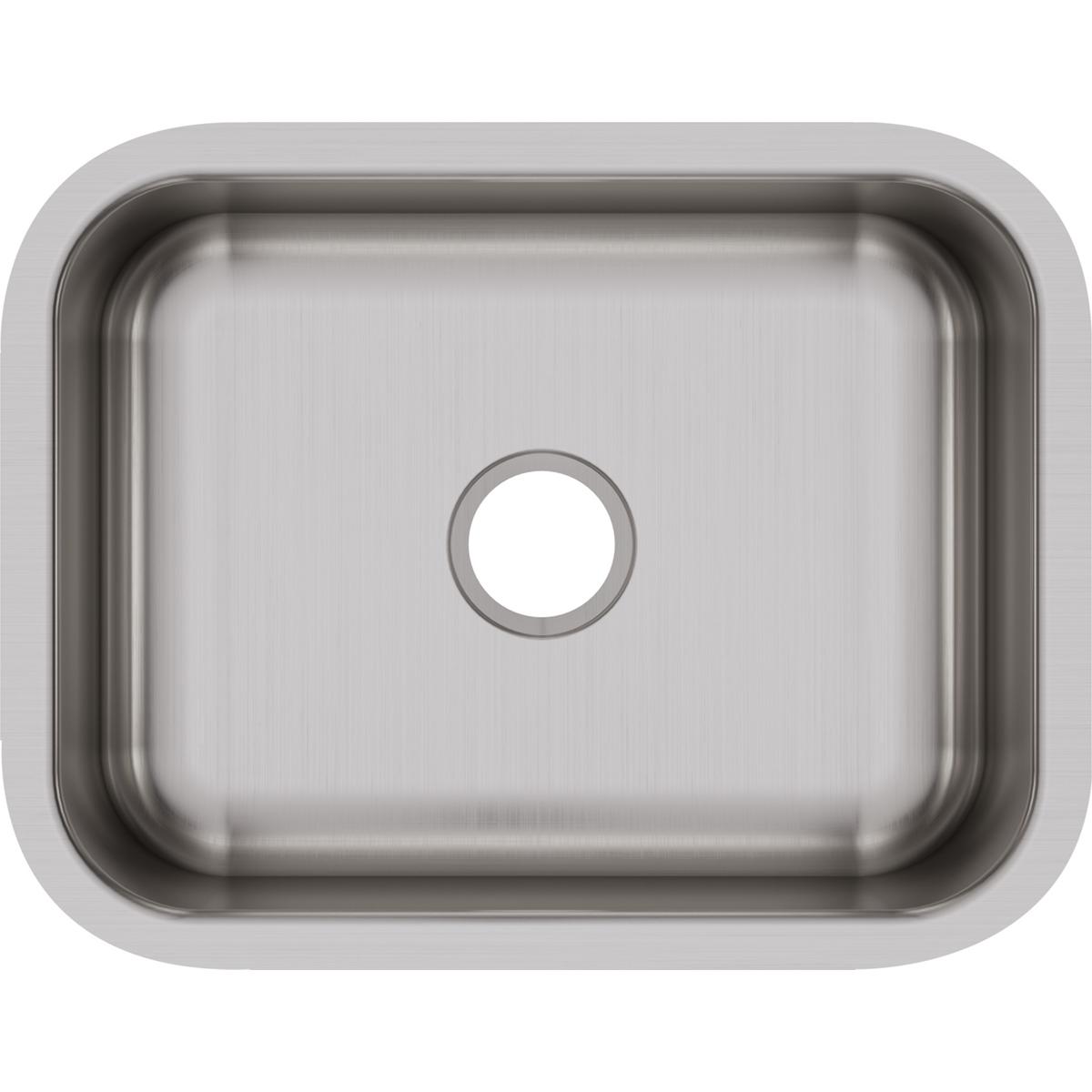 Elkay Dayton 24" Stainless Steel Kitchen Sink, Radiant Satin, DXUH2115