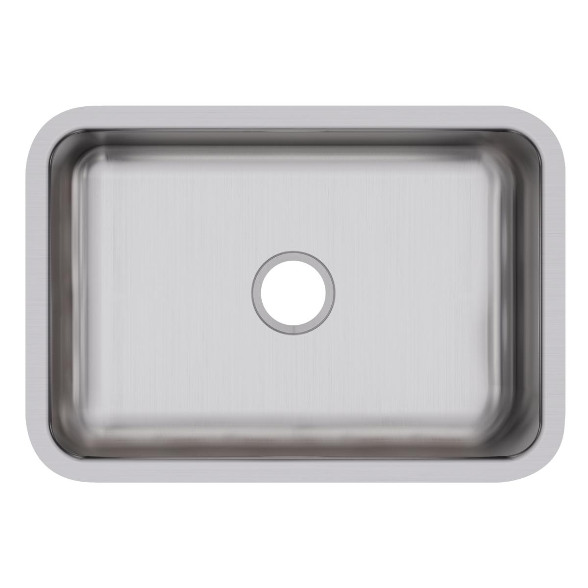 Elkay Dayton 27" Stainless Steel Kitchen Sink, Radiant Satin, DXUH2416