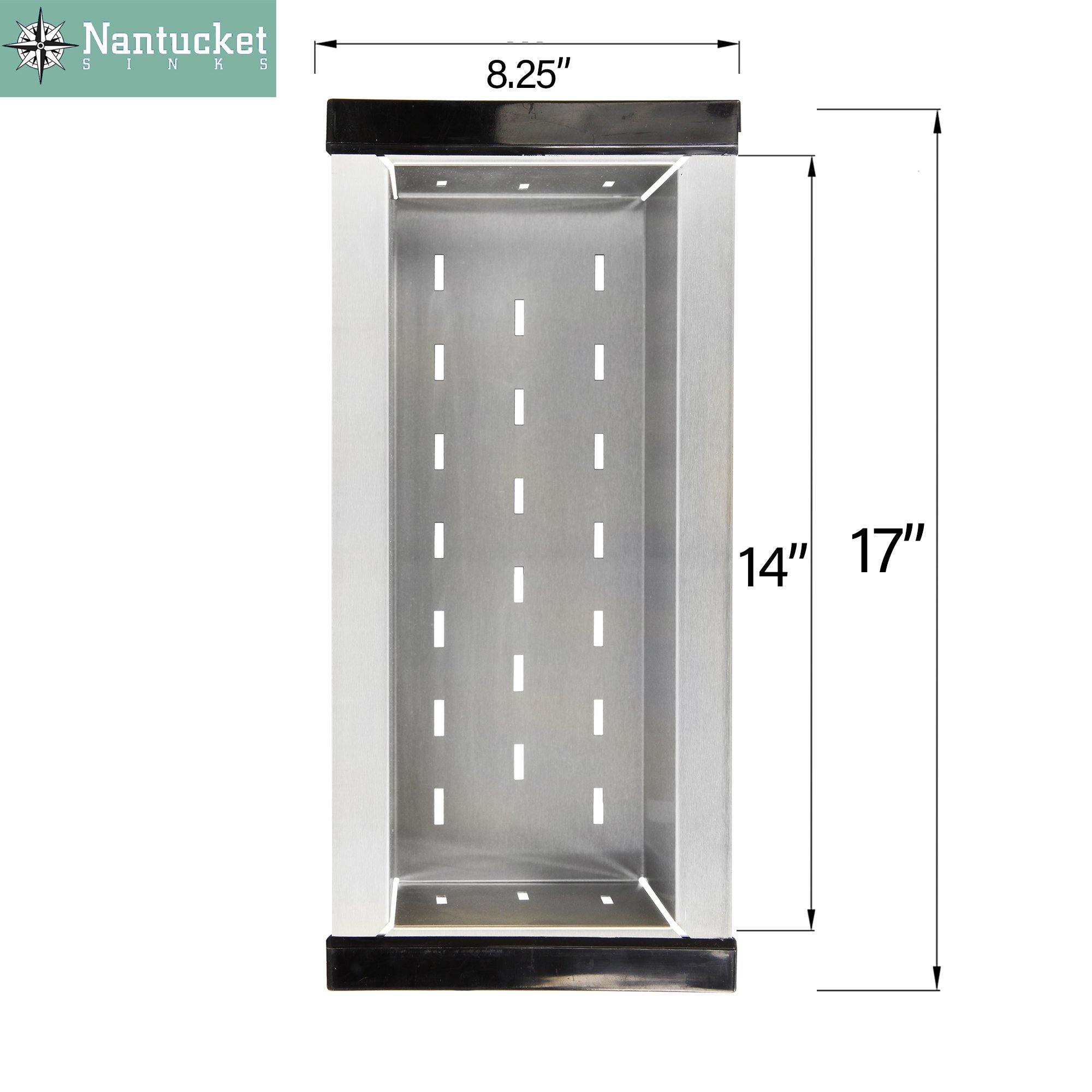 Alternate Image for Nantucket Sinks 17" Stainless Steel Colander for PR3320-APS & PR3020-APS Sinks, DeluxeColander-PR17