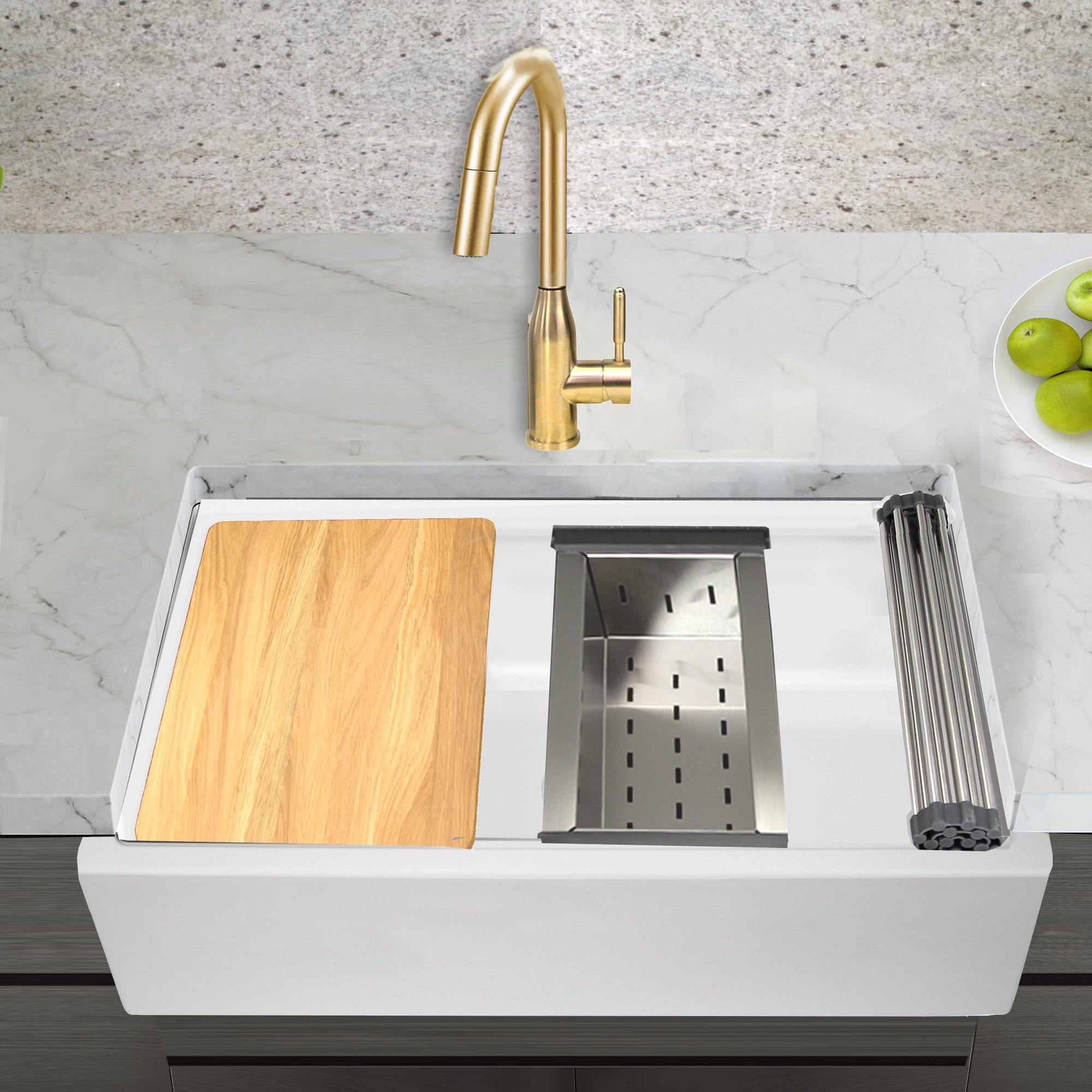 Alternate Image for Nantucket Sinks 17" Stainless Steel Colander for PR3320-APS & PR3020-APS Sinks, DeluxeColander-PR17