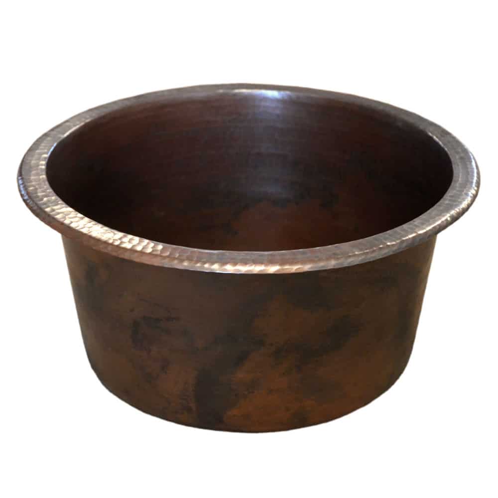 Alternate Image for Native Trails Diego 13" Copper Bar/Prep Sink, Antique Copper, CPS235